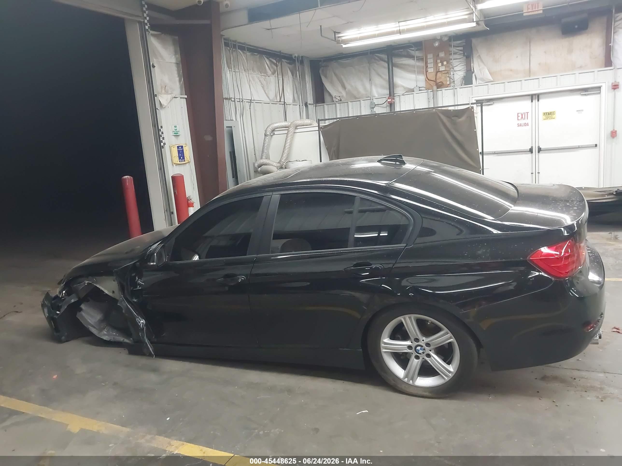 2015 Bmw 328i Xdrive Black vin: WBA3B5G50FNS19328