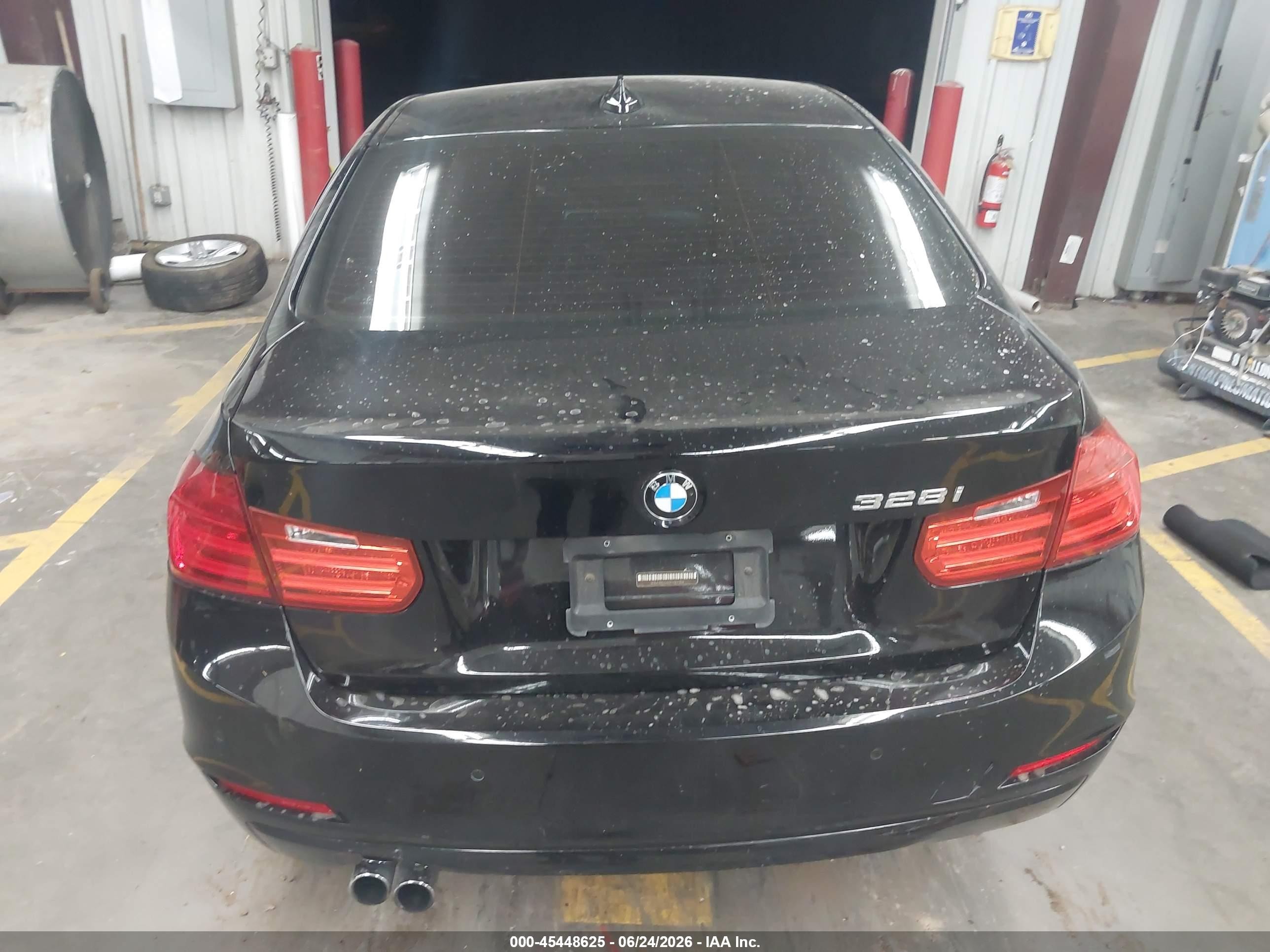 2015 Bmw 328i Xdrive Black vin: WBA3B5G50FNS19328