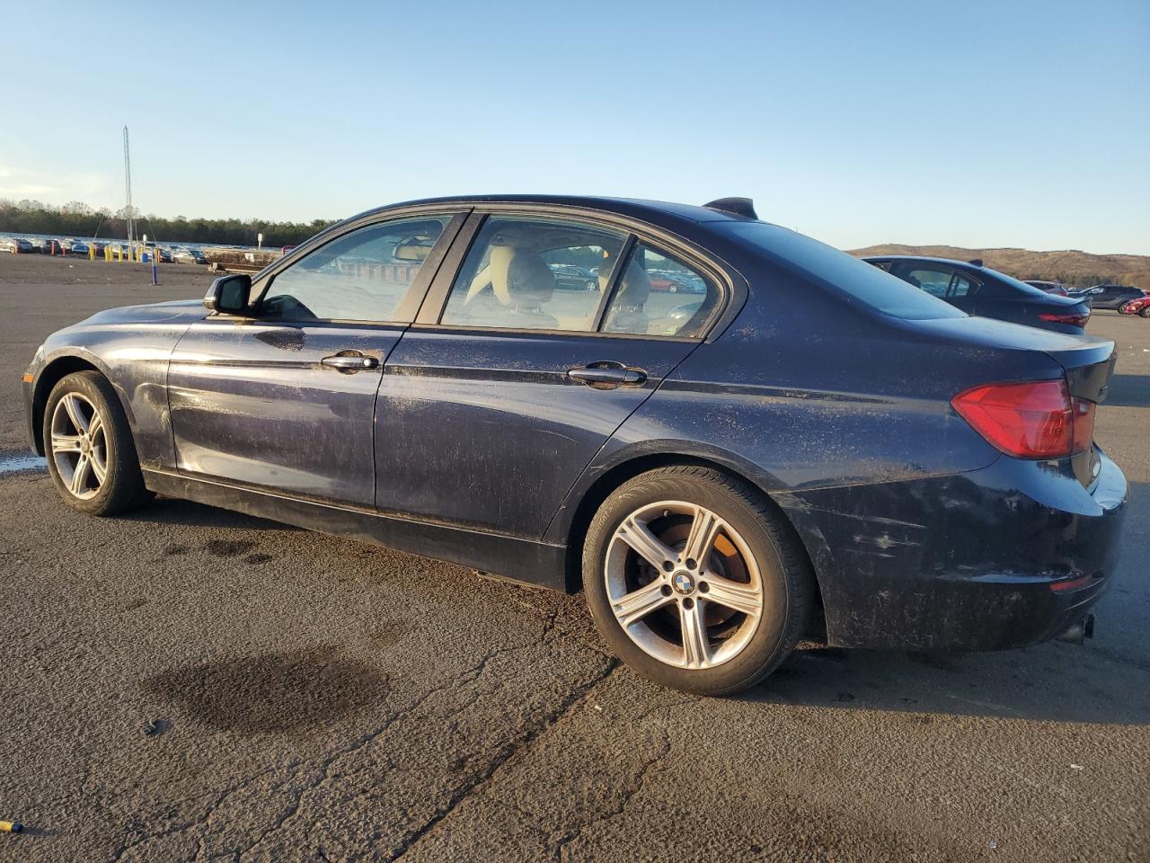 2013 Bmw 3 Series Black vin: WBA3B5G51DNS00588