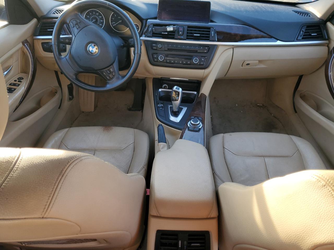 2013 Bmw 3 Series Black vin: WBA3B5G51DNS00588