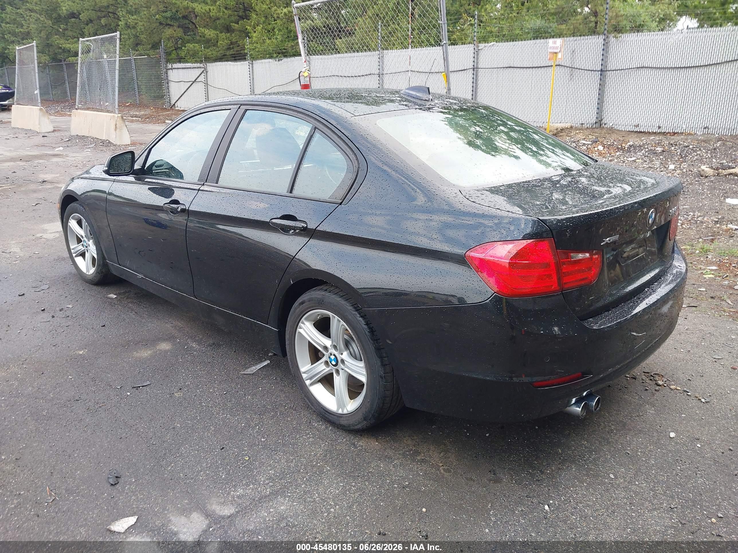 2013 Bmw 328i Xdrive Black vin: WBA3B5G51DNS01594