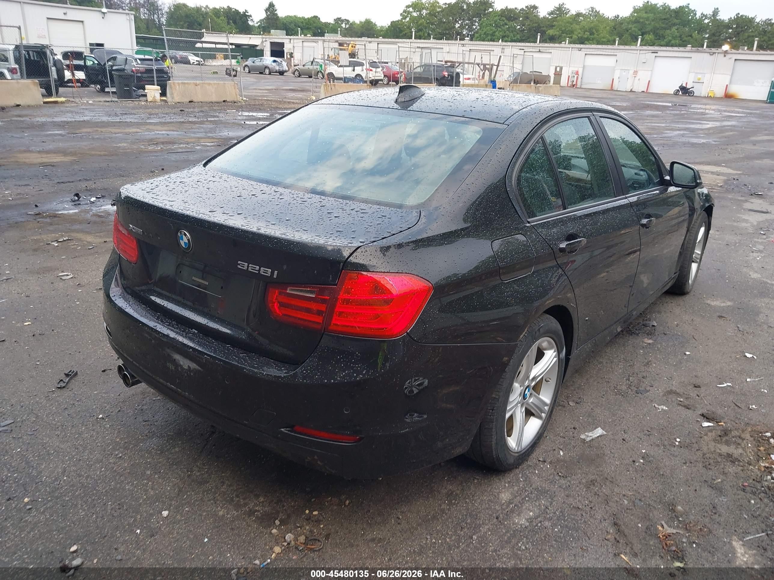 2013 Bmw 328i Xdrive Black vin: WBA3B5G51DNS01594