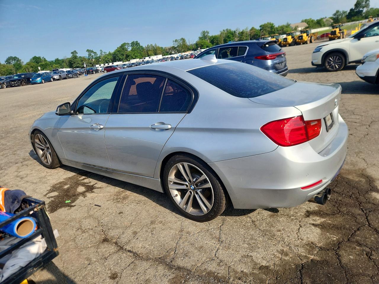 2014 Bmw 328 Xi Sulev Silver vin: WBA3B5G51ENS06604