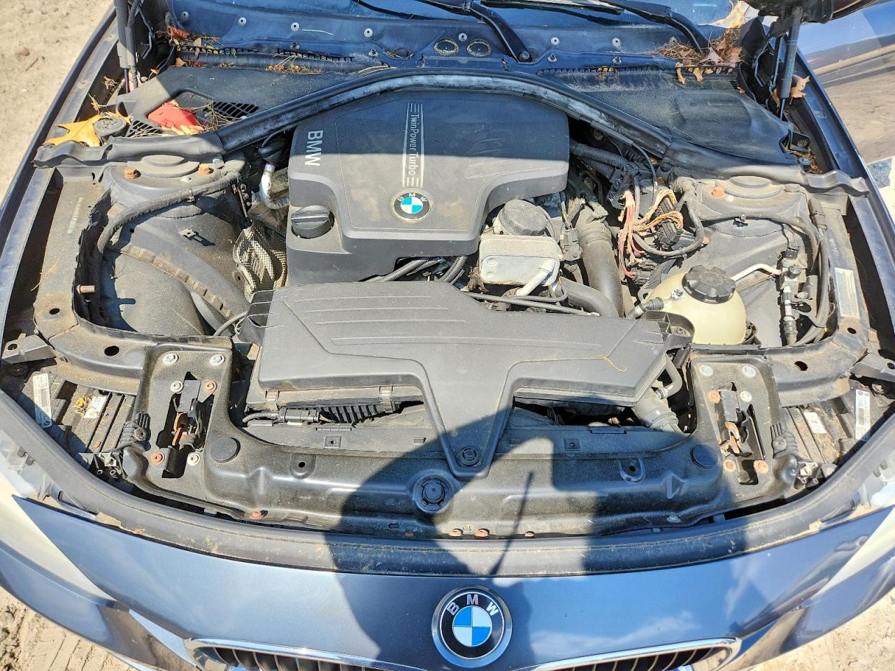 2014 Bmw 328 Xi Sulev Gray vin: WBA3B5G51ENS06683