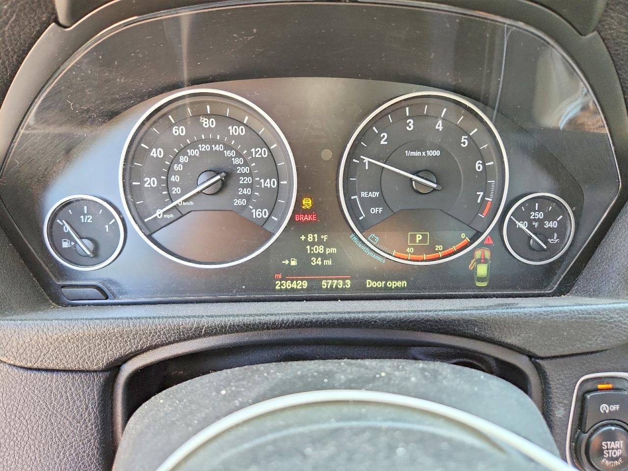 2014 Bmw 328 Xi Sulev Gray vin: WBA3B5G51ENS06683