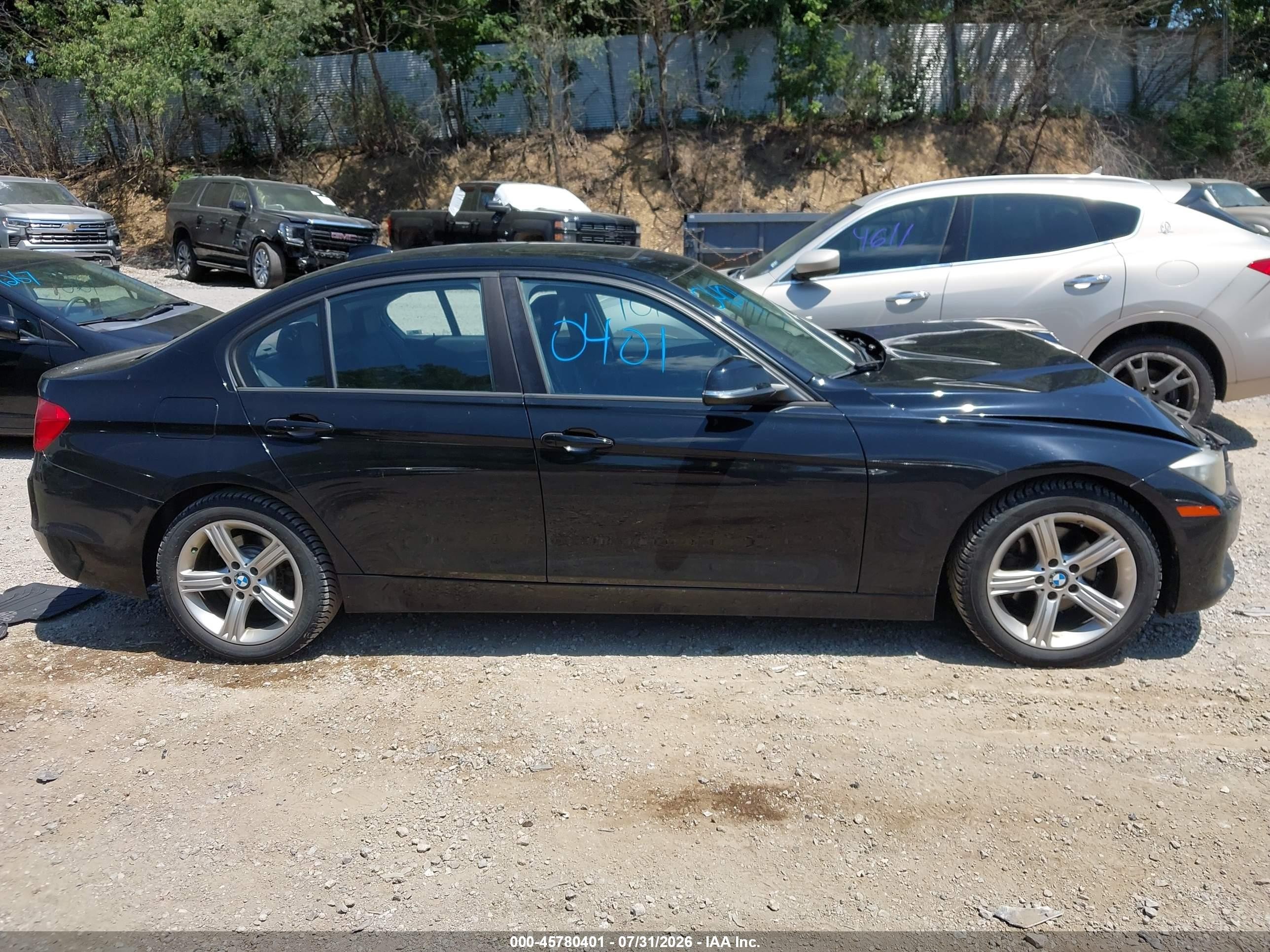 2015 Bmw 328i Xdrive Black vin: WBA3B5G51FNS20469