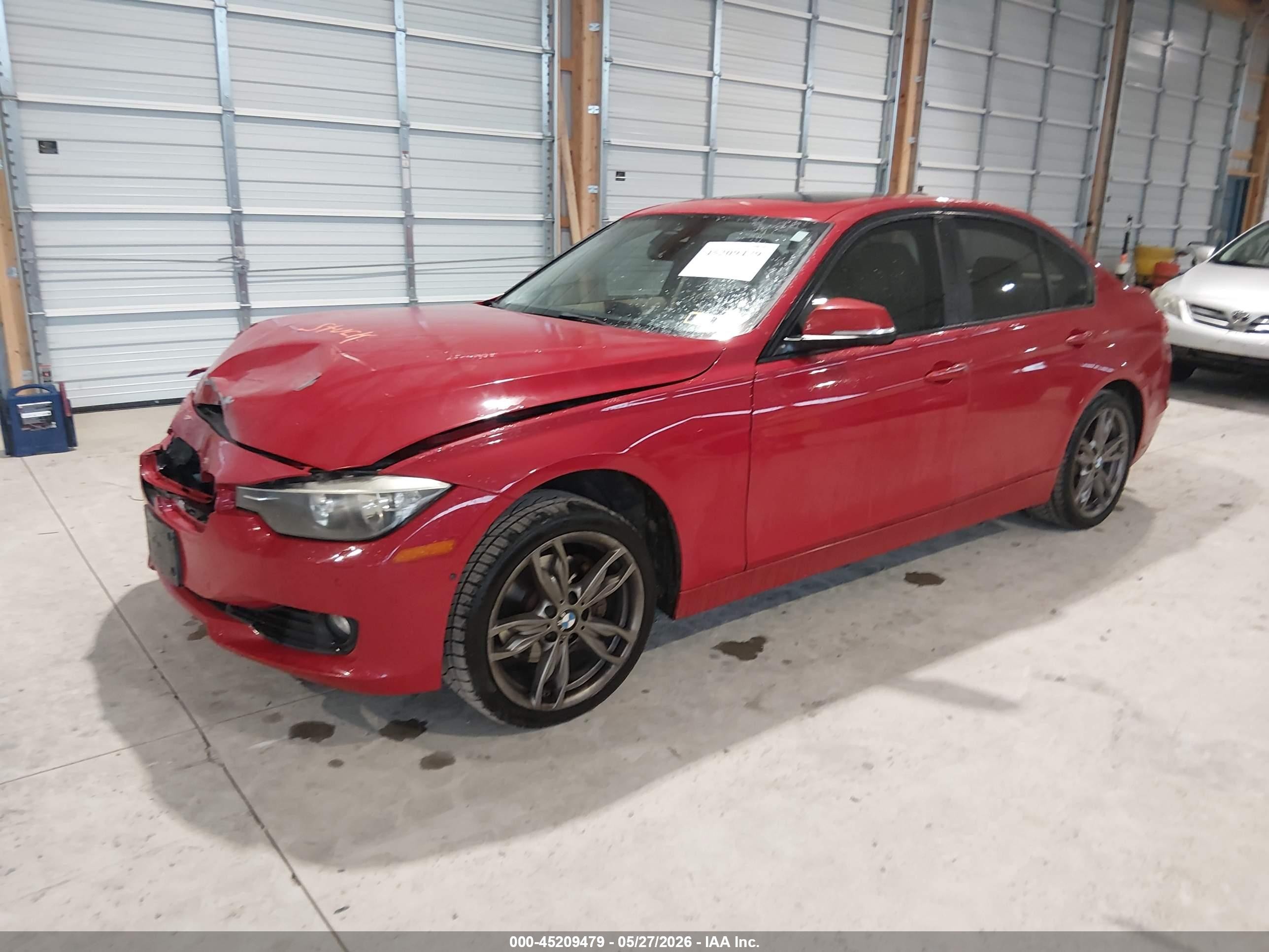 2013 Bmw 328i Xdrive Red vin: WBA3B5G52DNS03483