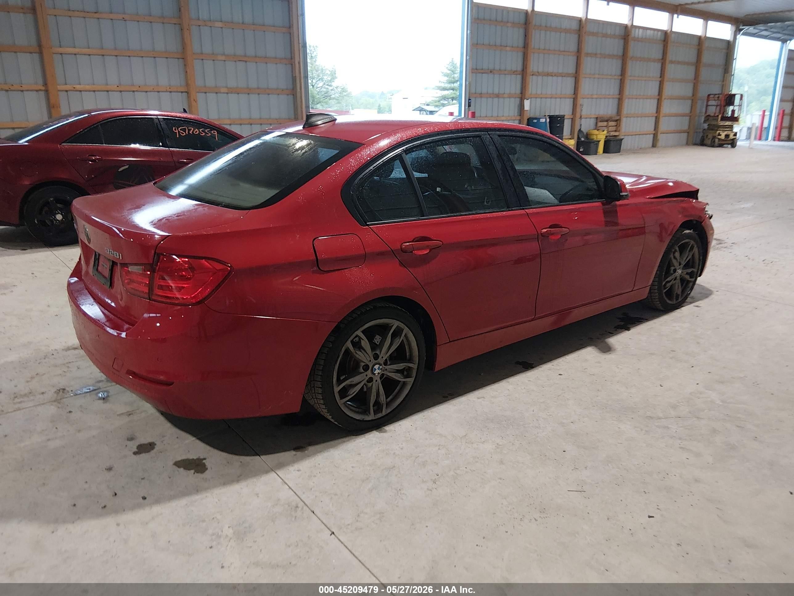 2013 Bmw 328i Xdrive Red vin: WBA3B5G52DNS03483