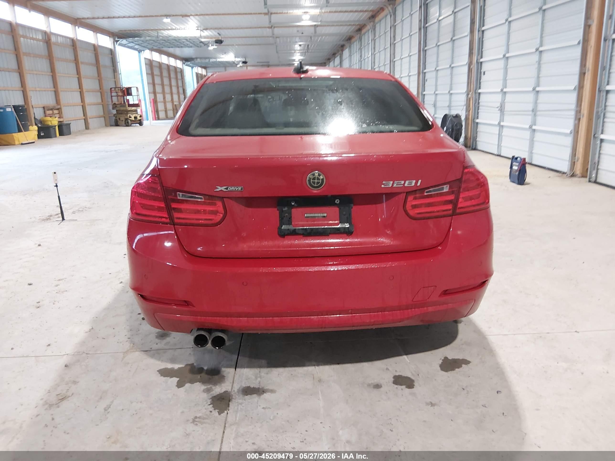2013 Bmw 328i Xdrive Red vin: WBA3B5G52DNS03483