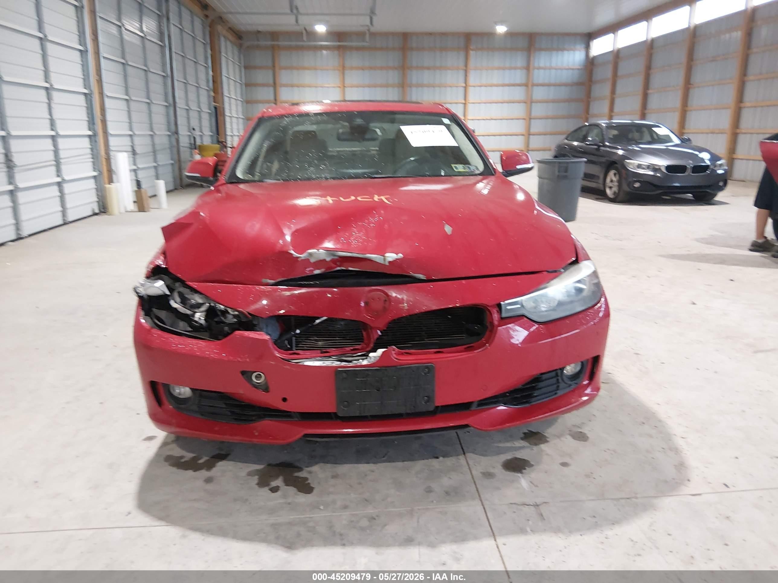 2013 Bmw 328i Xdrive Red vin: WBA3B5G52DNS03483