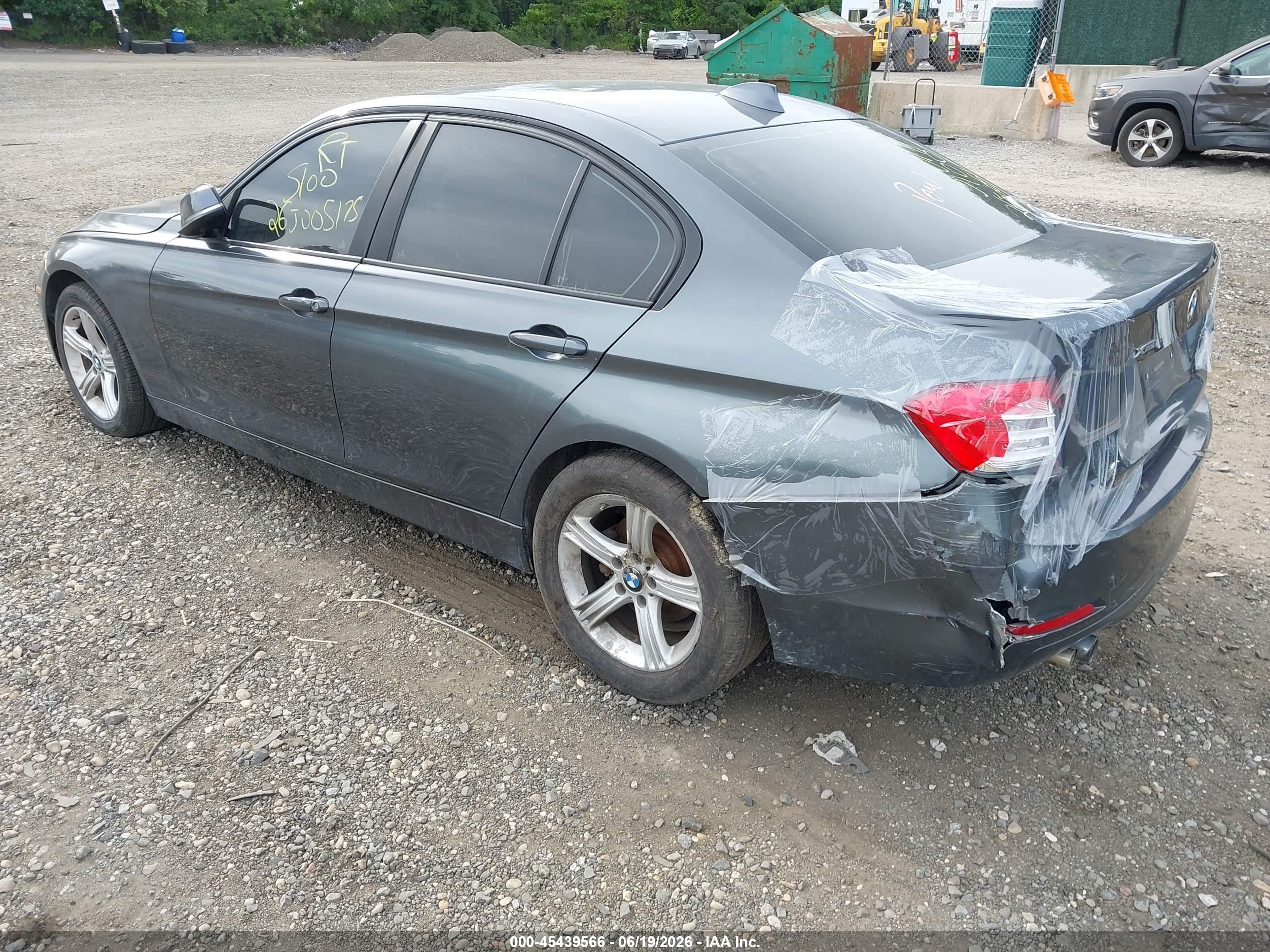 2013 Bmw 328i Xdrive Gray vin: WBA3B5G52DNS03919