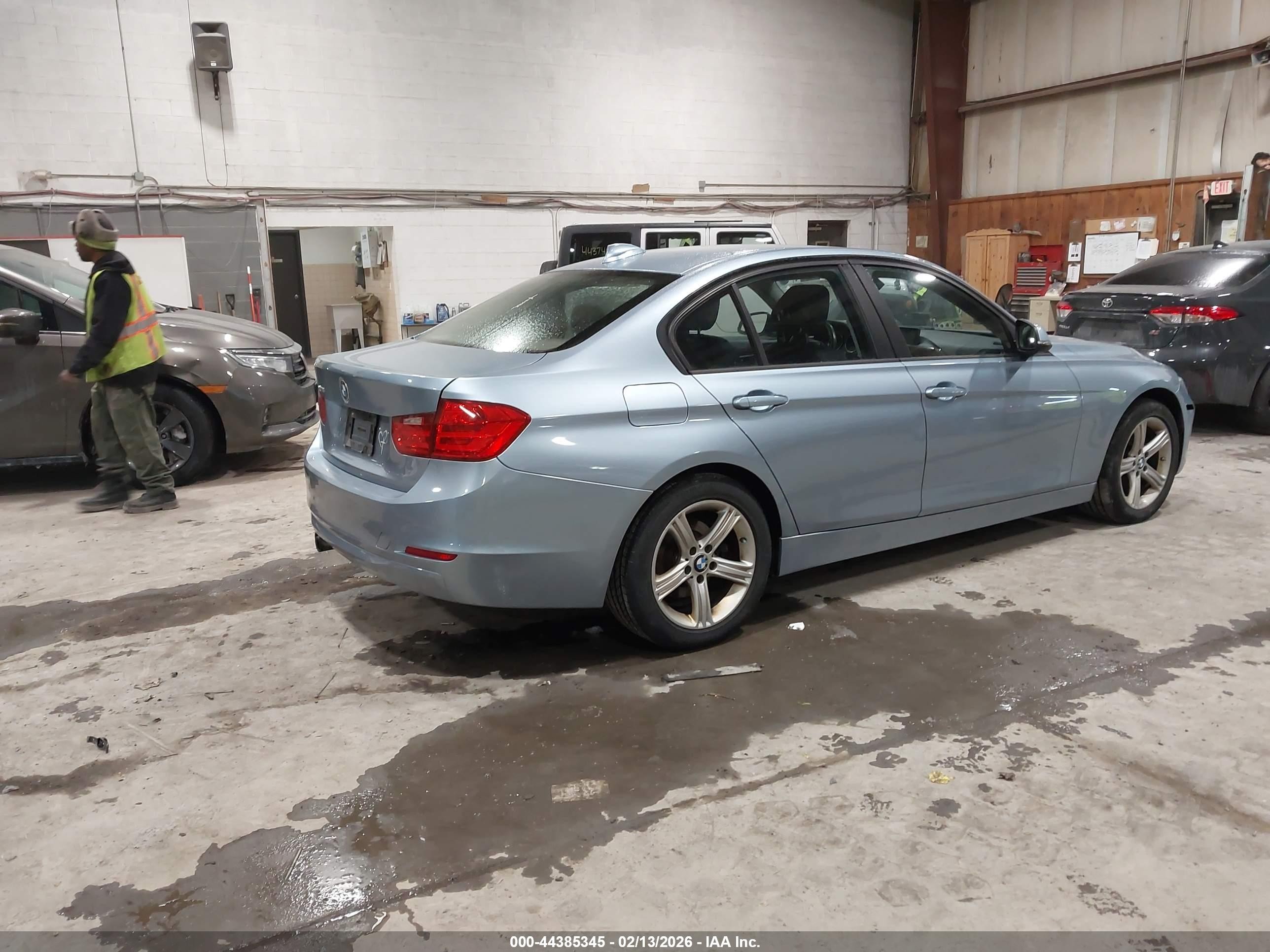 2015 Bmw 328i Xdrive Light Blue vin: WBA3B5G52FNS13983