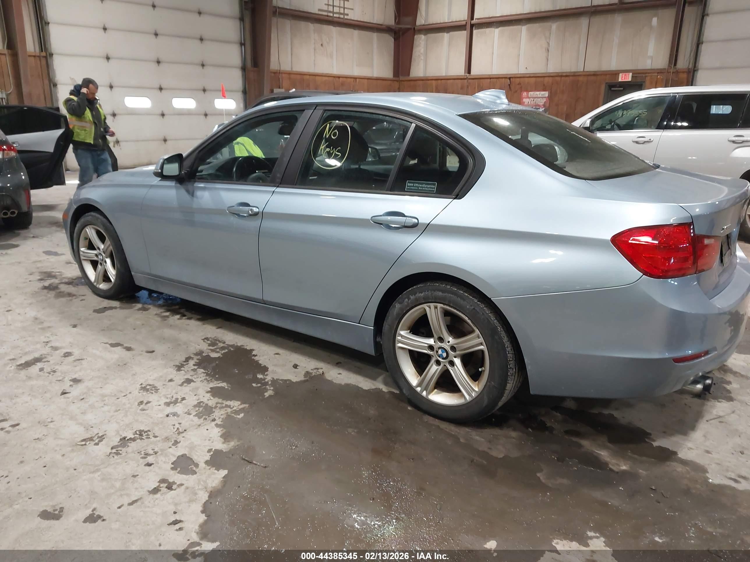 2015 Bmw 328i Xdrive Light Blue vin: WBA3B5G52FNS13983