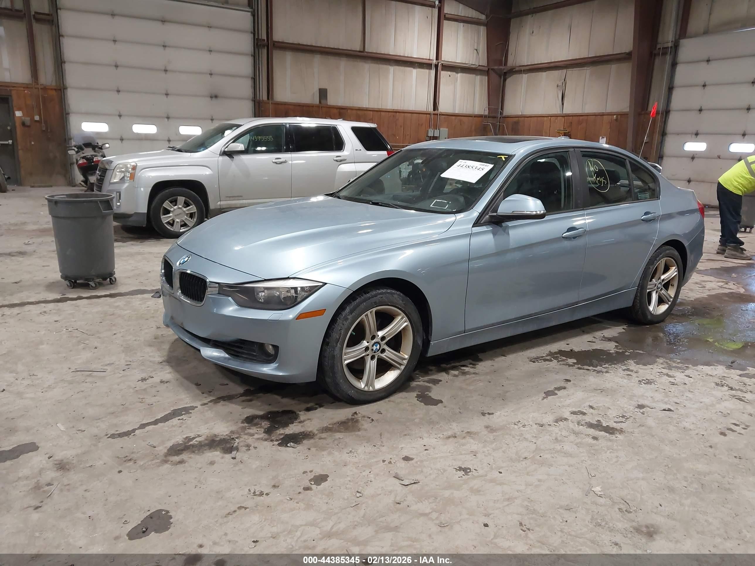 2015 Bmw 328i Xdrive Light Blue vin: WBA3B5G52FNS13983