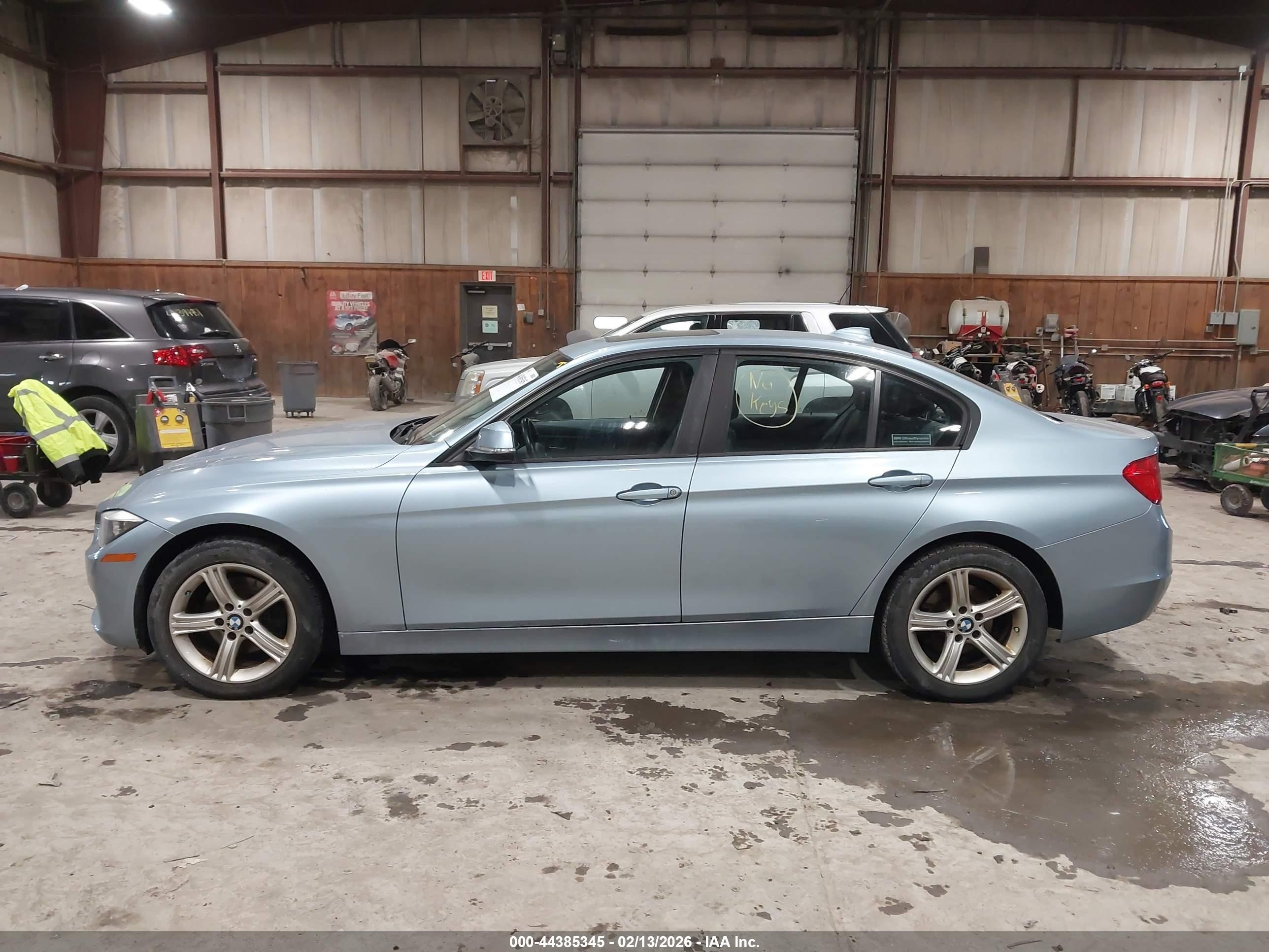 2015 Bmw 328i Xdrive Light Blue vin: WBA3B5G52FNS13983