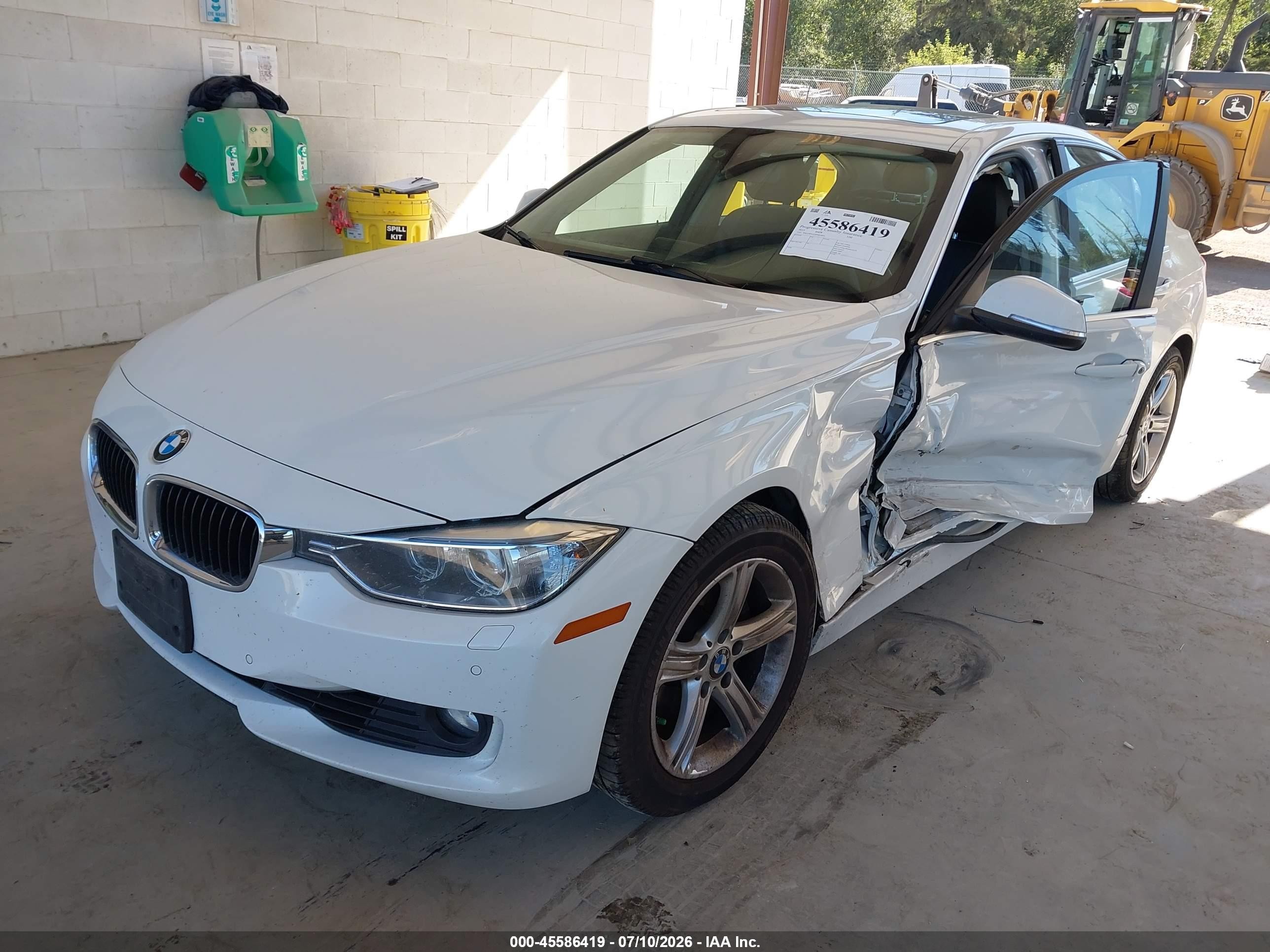 2015 Bmw 328i Xdrive White vin: WBA3B5G52FNS14891