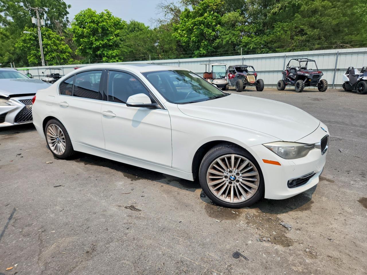 2015 Bmw 328 Xi Sulev White vin: WBA3B5G52FNS14924