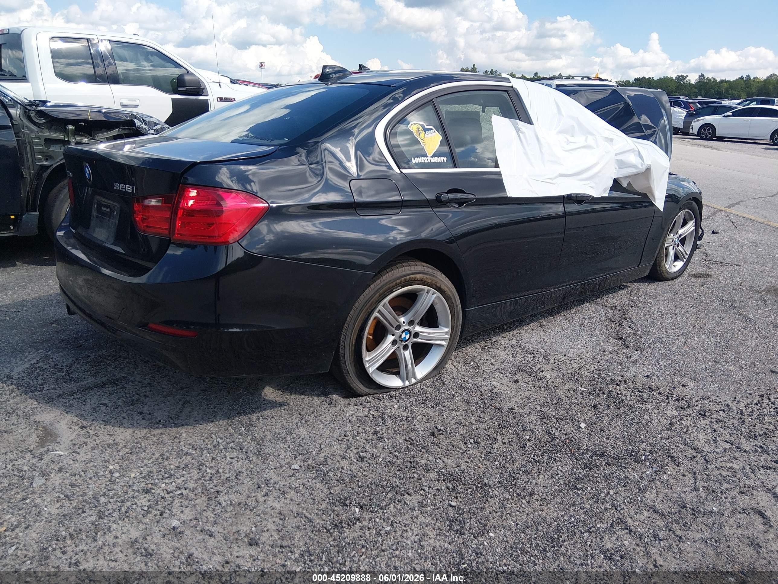 2015 Bmw 328i Xdrive Black vin: WBA3B5G52FNS14938