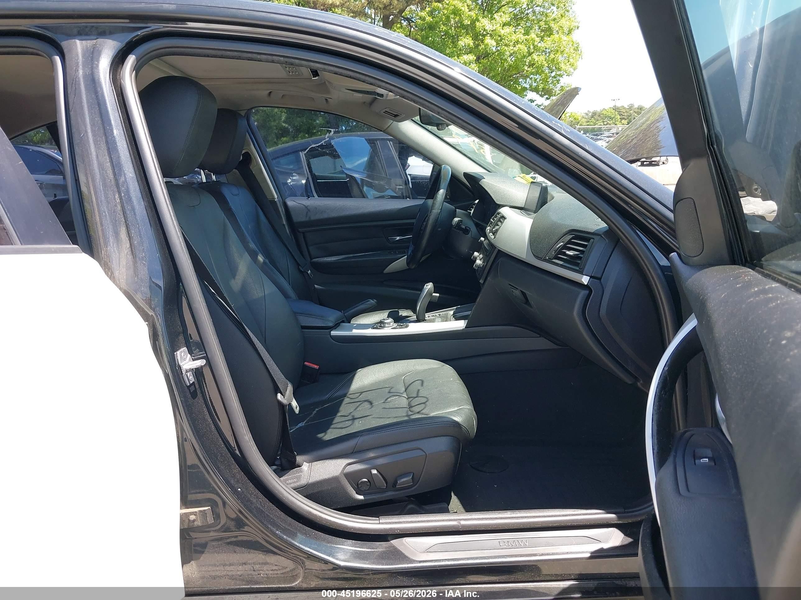 2013 Bmw 328i Xdrive Black vin: WBA3B5G53DNS00446