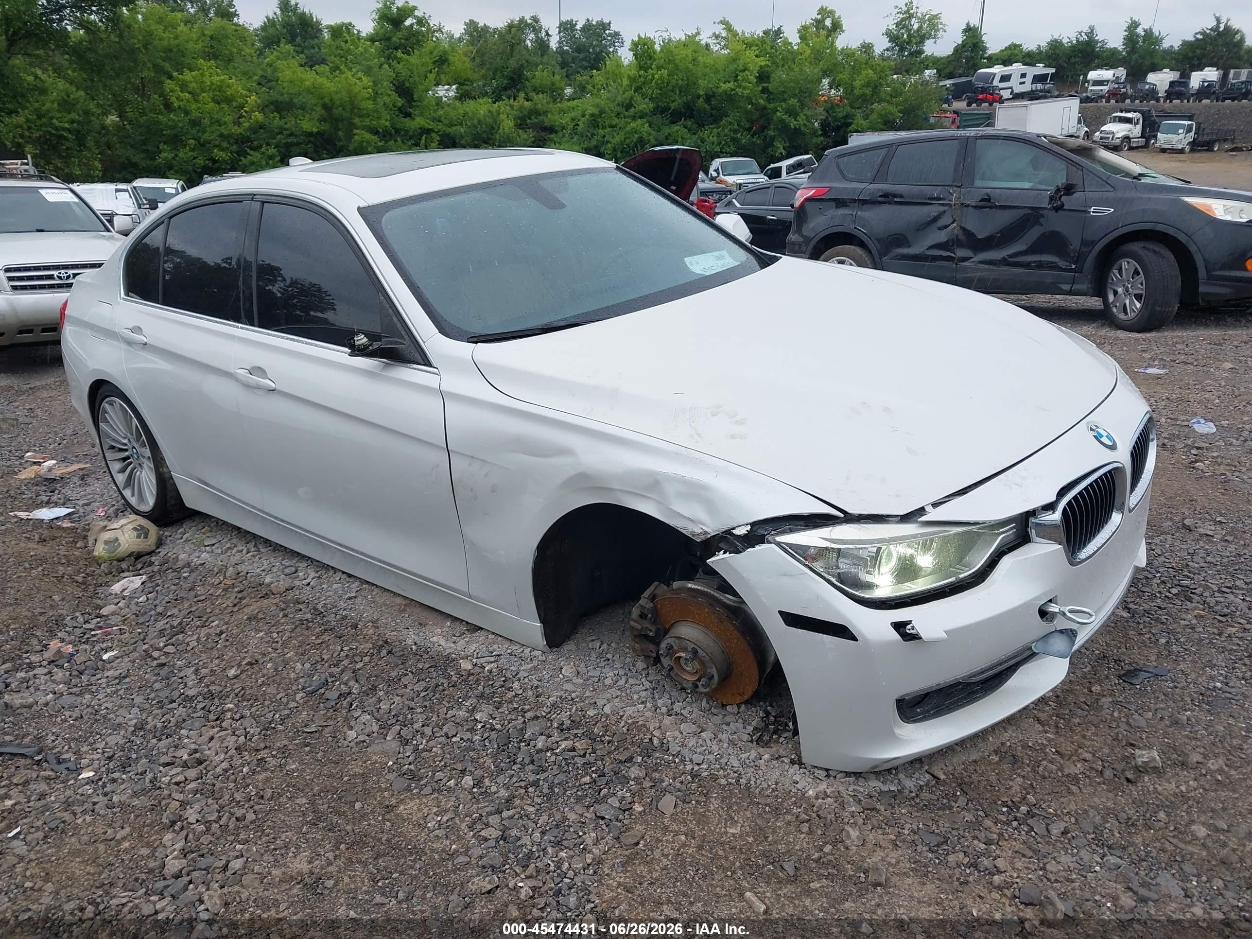 2013 Bmw 328i Xdrive White vin: WBA3B5G53DNS02388