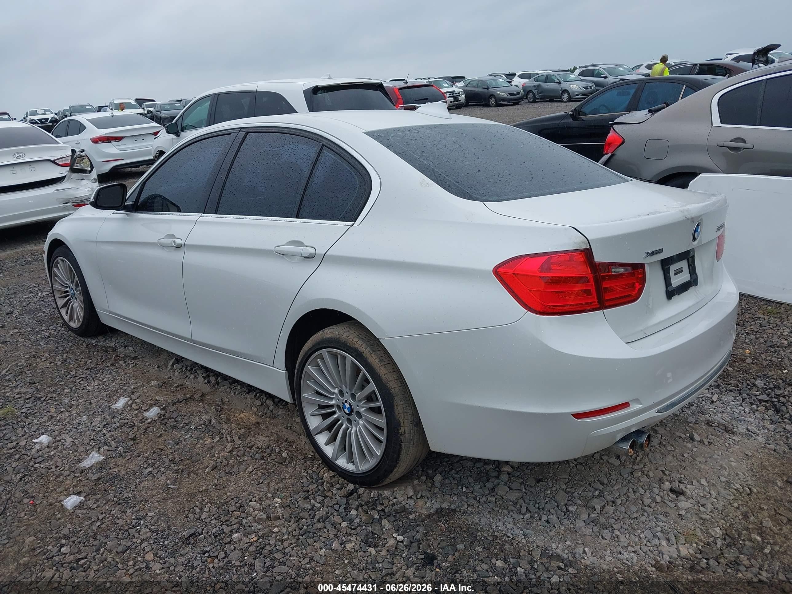 2013 Bmw 328i Xdrive White vin: WBA3B5G53DNS02388