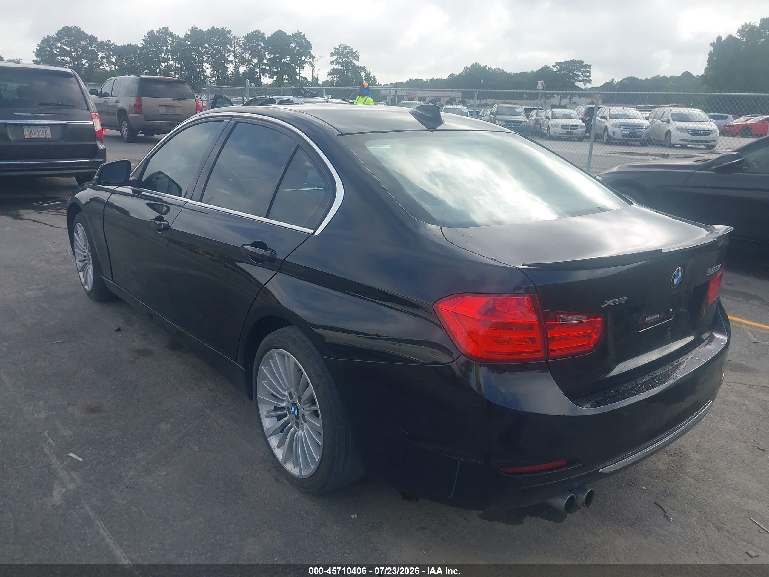 2014 Bmw 328i Xdrive Black vin: WBA3B5G53ENS10119