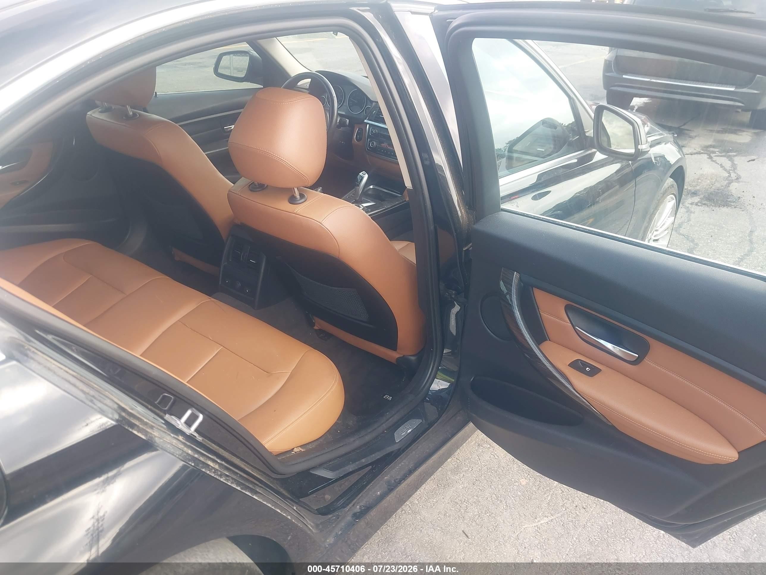 2014 Bmw 328i Xdrive Black vin: WBA3B5G53ENS10119