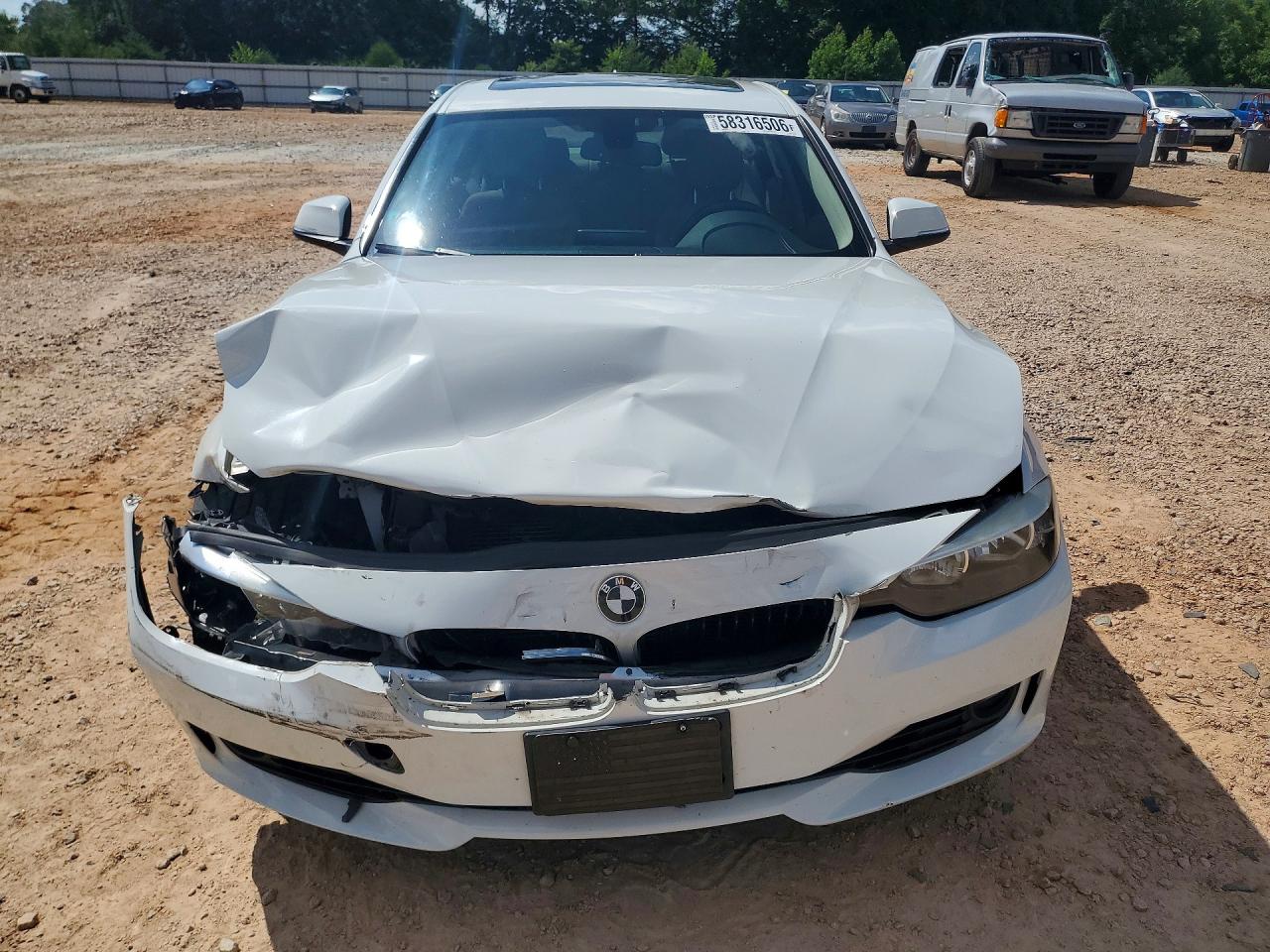 2014 Bmw 328 Xi Sulev White vin: WBA3B5G53ENS10928