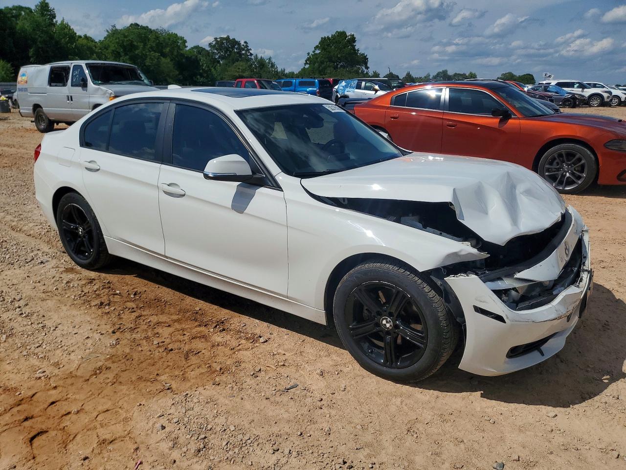 2014 Bmw 328 Xi Sulev White vin: WBA3B5G53ENS10928