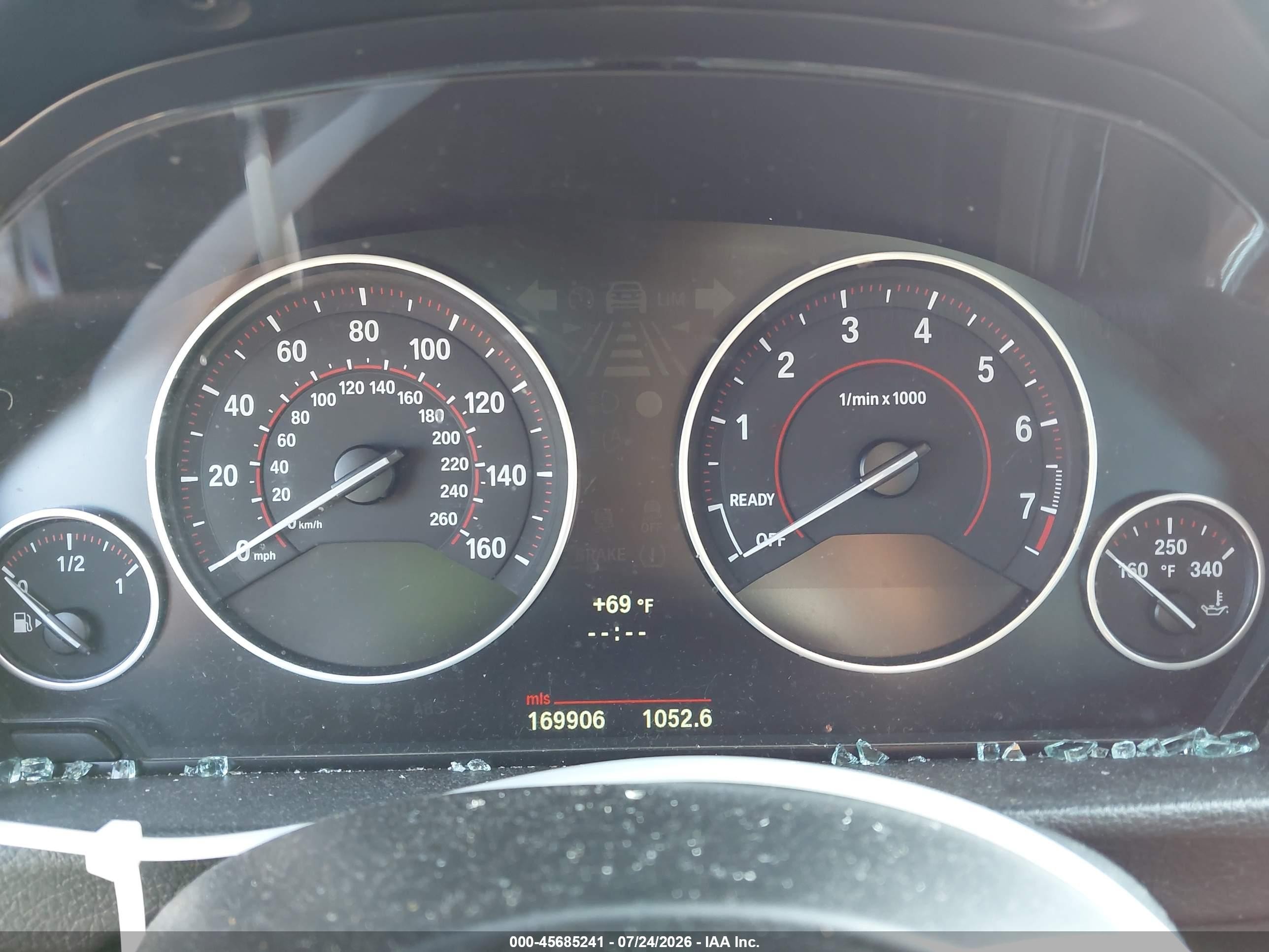 2013 Bmw 328i Xdrive Белый vin: WBA3B5G54DNS02173