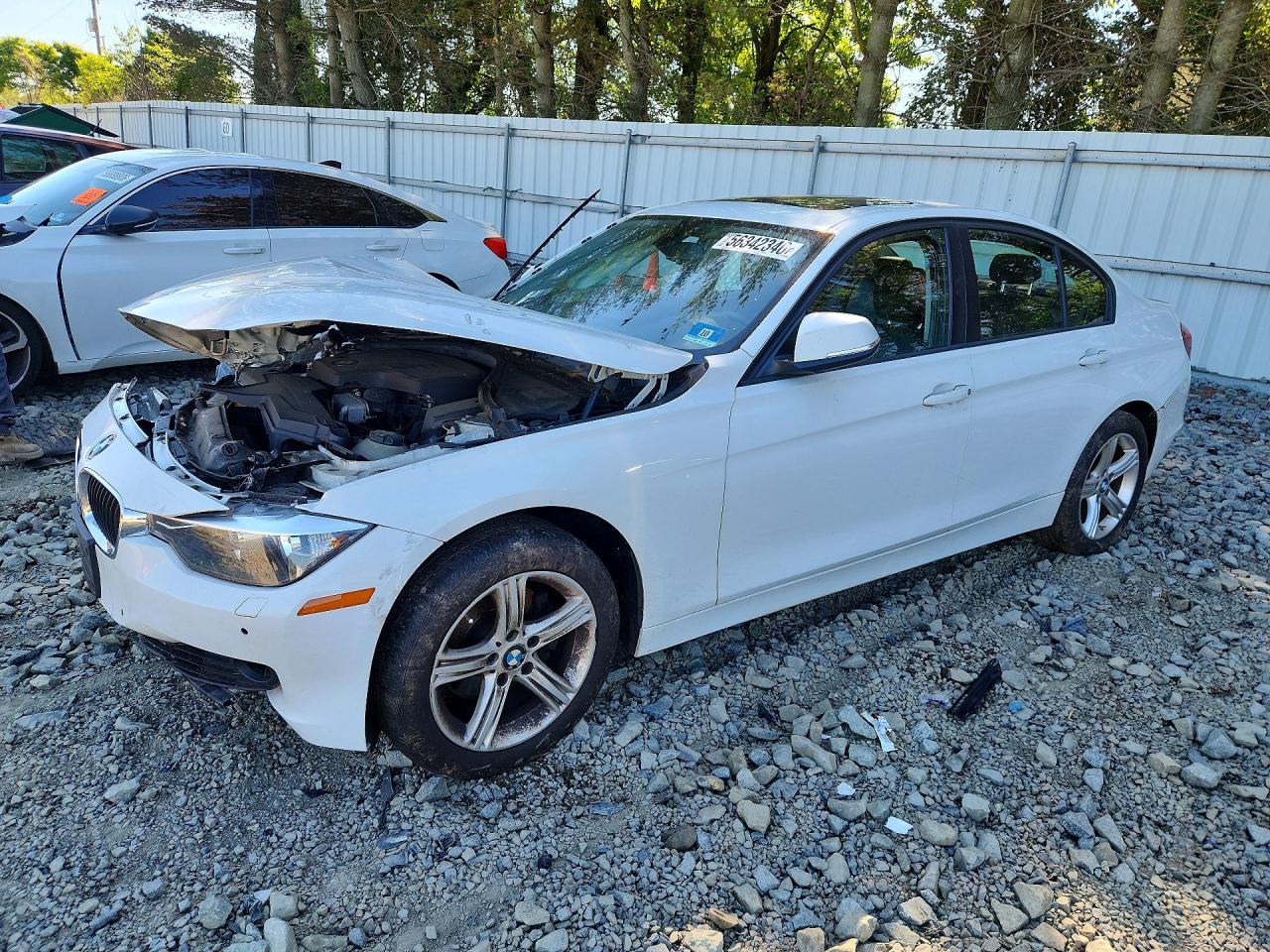 2015 Bmw 328 Xi Sulev White vin: WBA3B5G54FNS14066