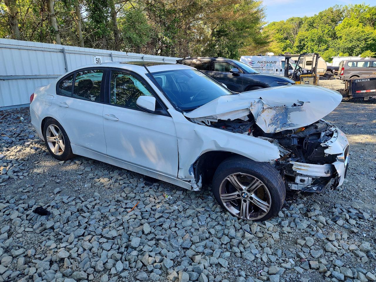 2015 Bmw 328 Xi Sulev White vin: WBA3B5G54FNS14066