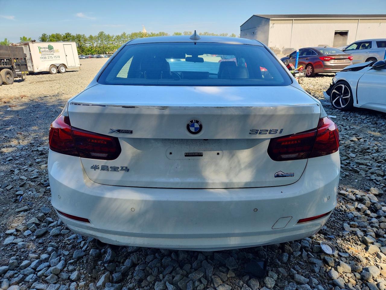 2015 Bmw 328 Xi Sulev White vin: WBA3B5G54FNS14066