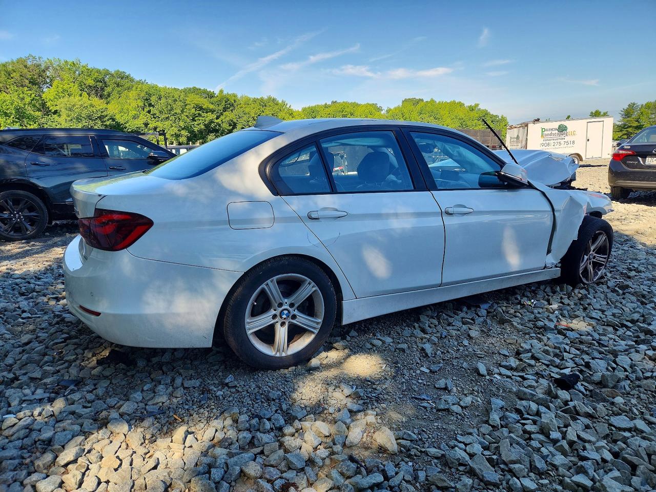 2015 Bmw 328 Xi Sulev White vin: WBA3B5G54FNS14066
