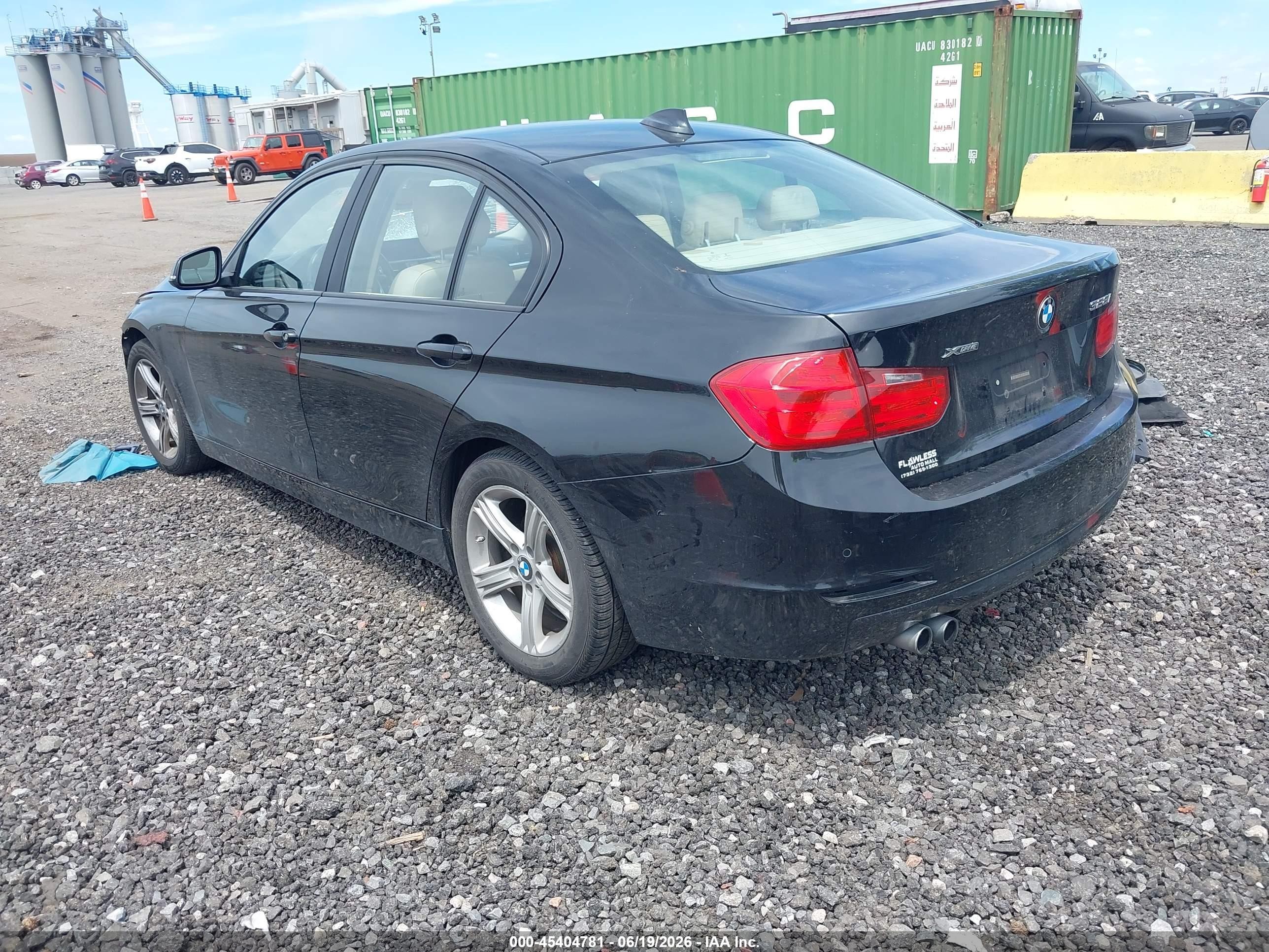 2015 Bmw 328i Xdrive Black vin: WBA3B5G54FNS15847