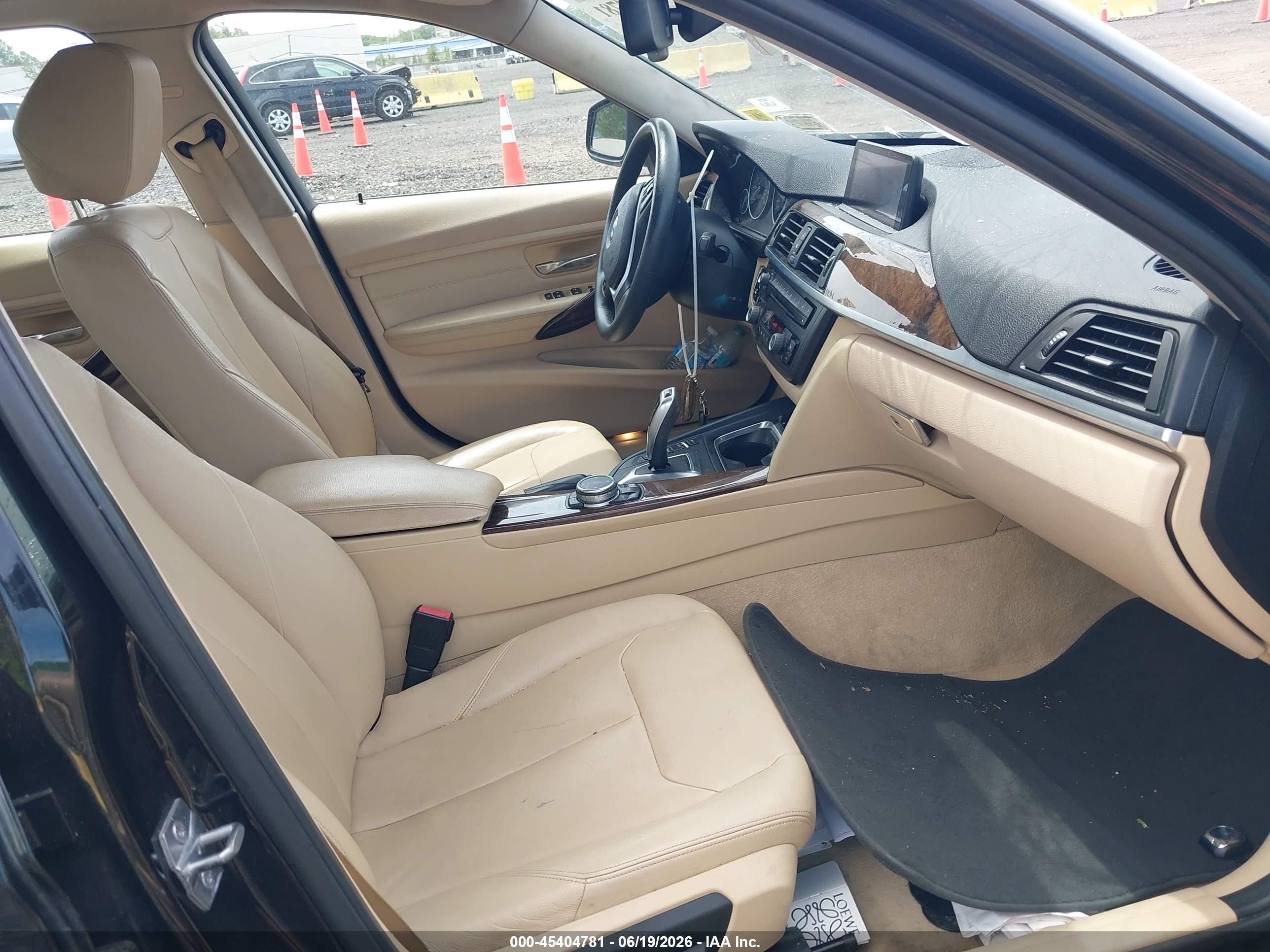 2015 Bmw 328i Xdrive Black vin: WBA3B5G54FNS15847
