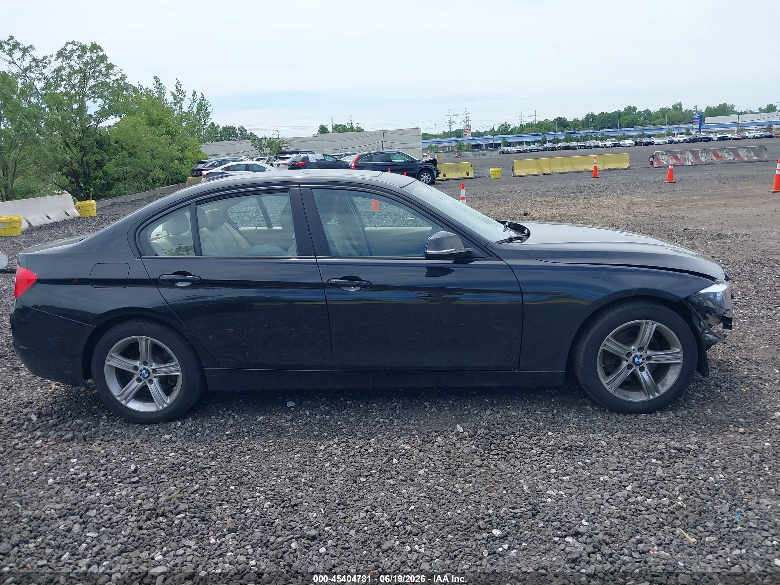2015 Bmw 328i Xdrive Black vin: WBA3B5G54FNS15847