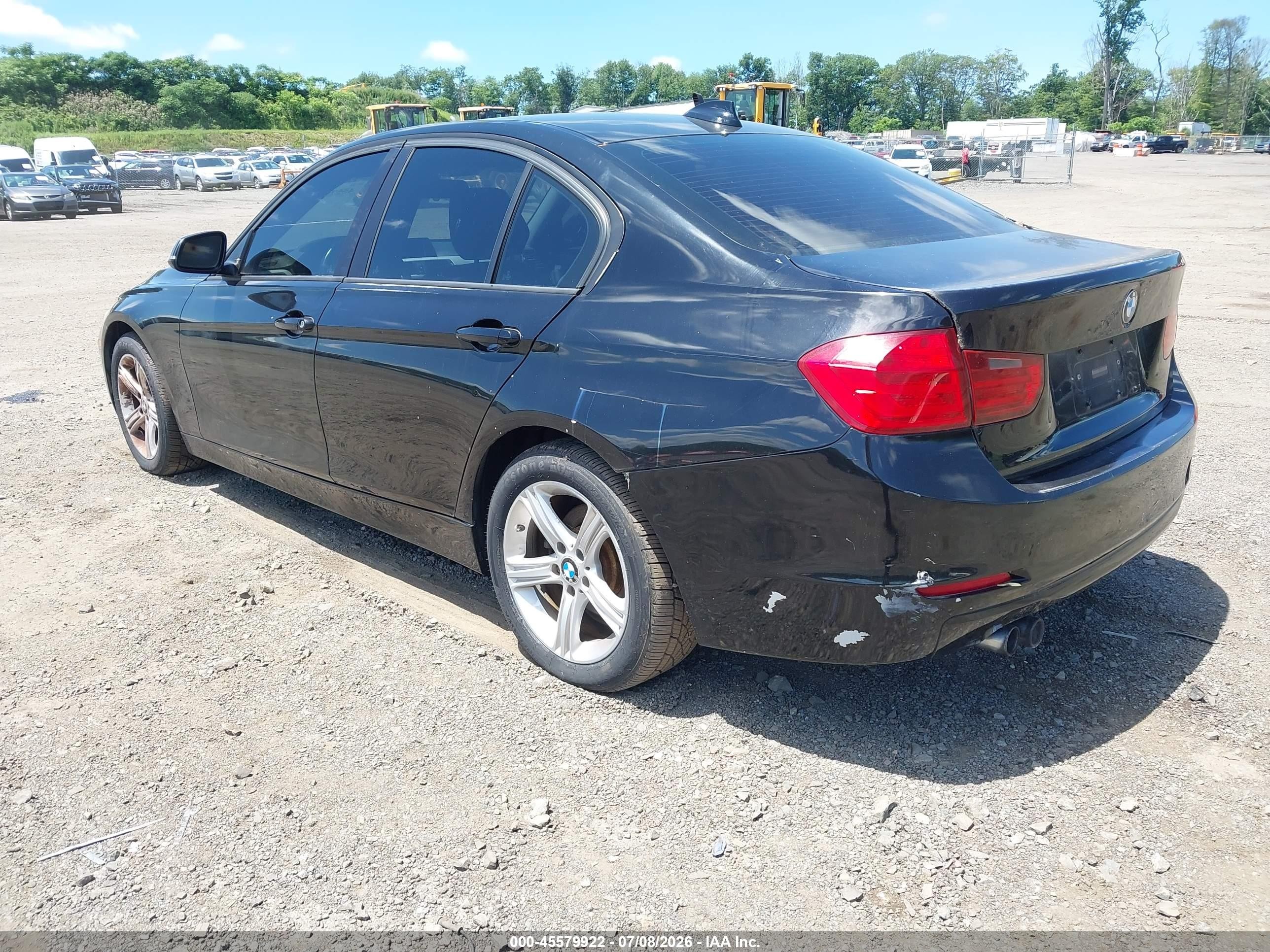 2013 Bmw 328i Xdrive Black vin: WBA3B5G55DNS01193