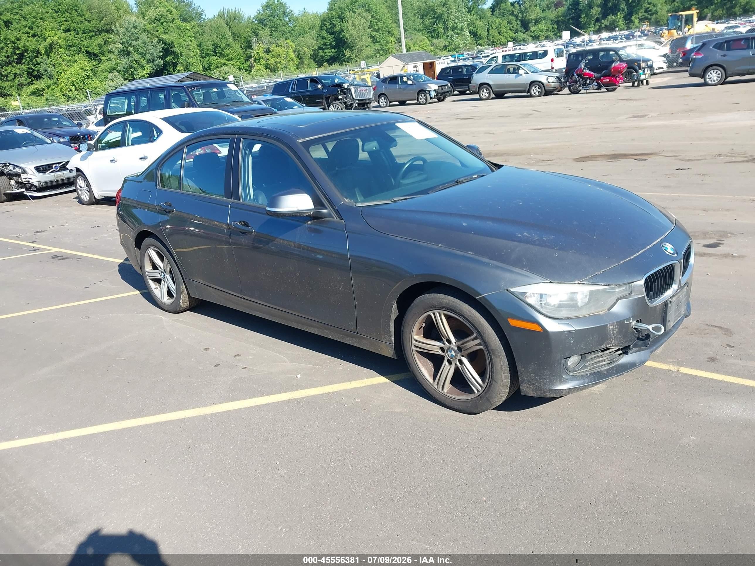 2014 Bmw 328i Xdrive Gray vin: WBA3B5G55ENS07724