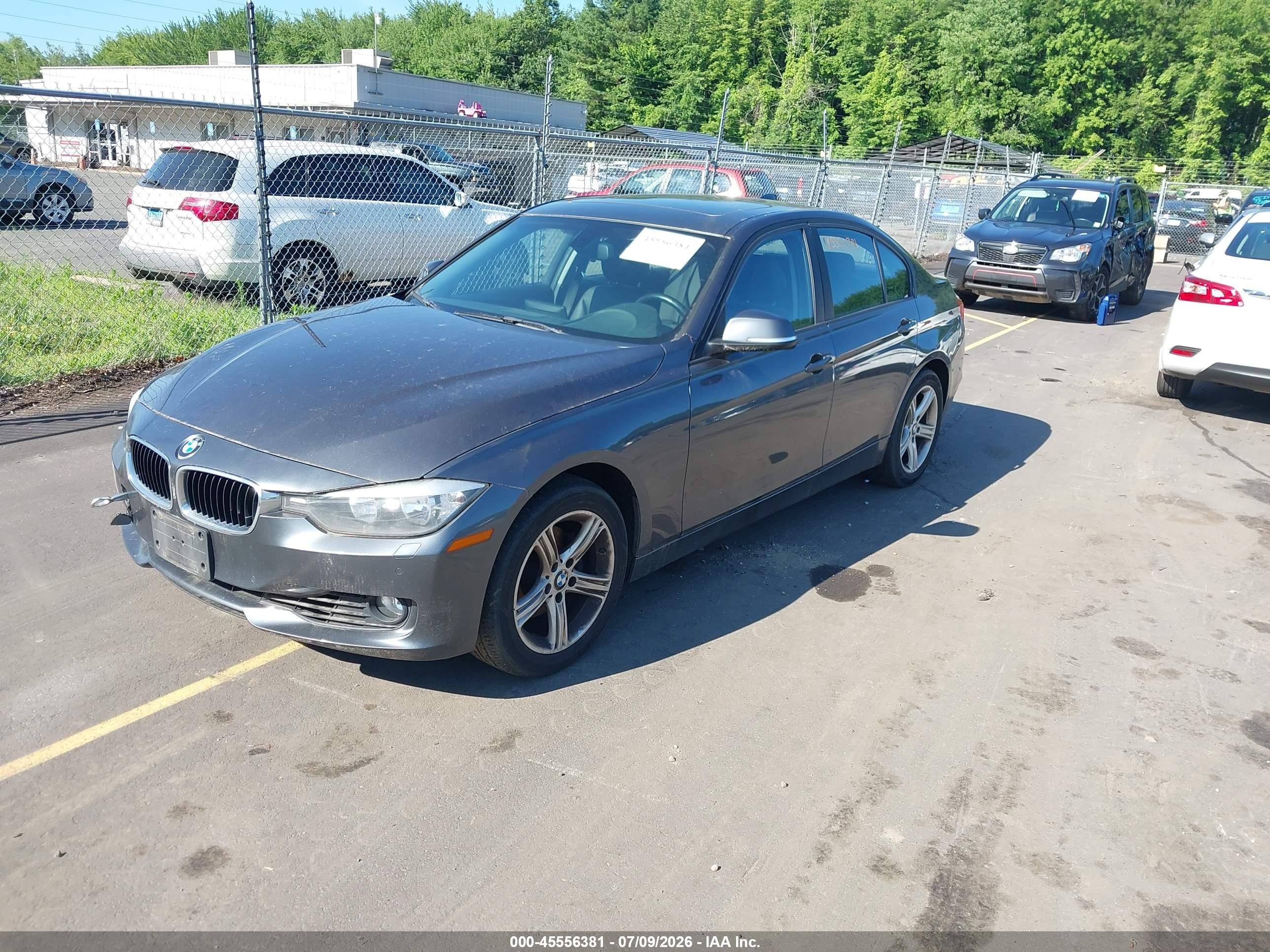 2014 Bmw 328i Xdrive Gray vin: WBA3B5G55ENS07724