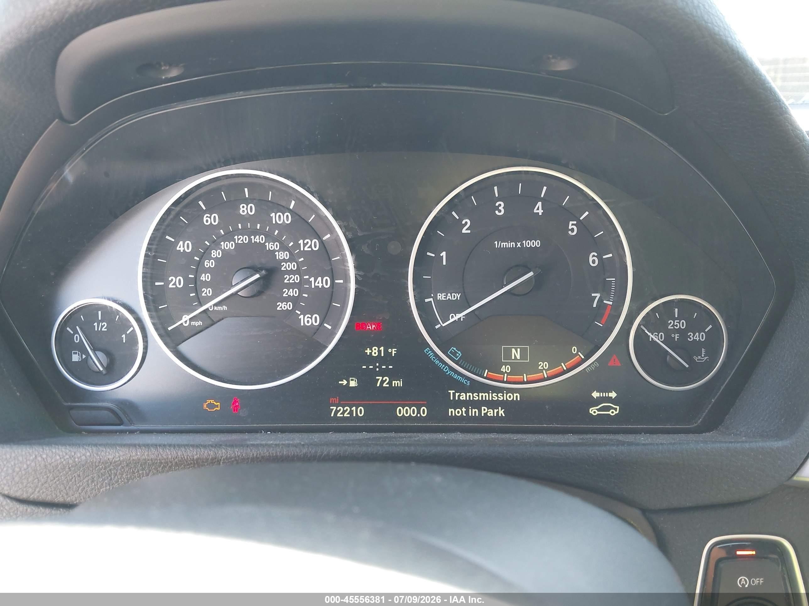 2014 Bmw 328i Xdrive Gray vin: WBA3B5G55ENS07724
