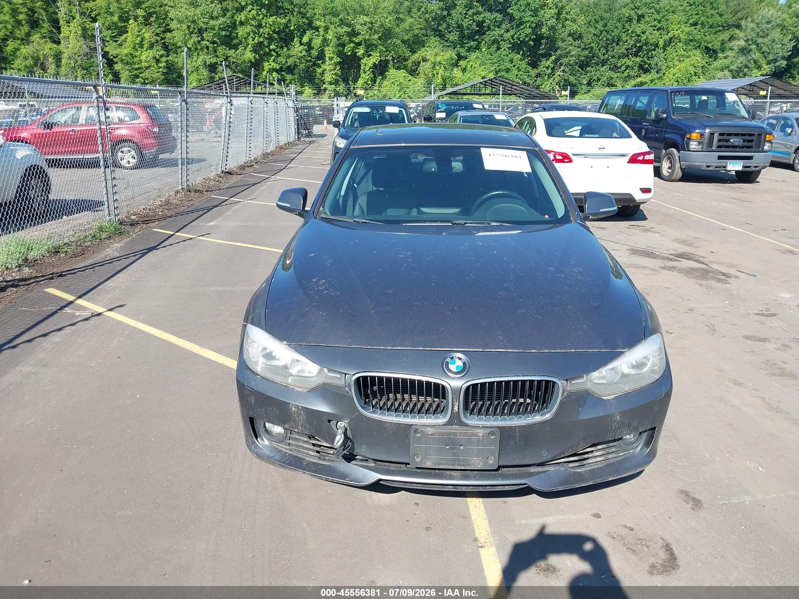 2014 Bmw 328i Xdrive Gray vin: WBA3B5G55ENS07724