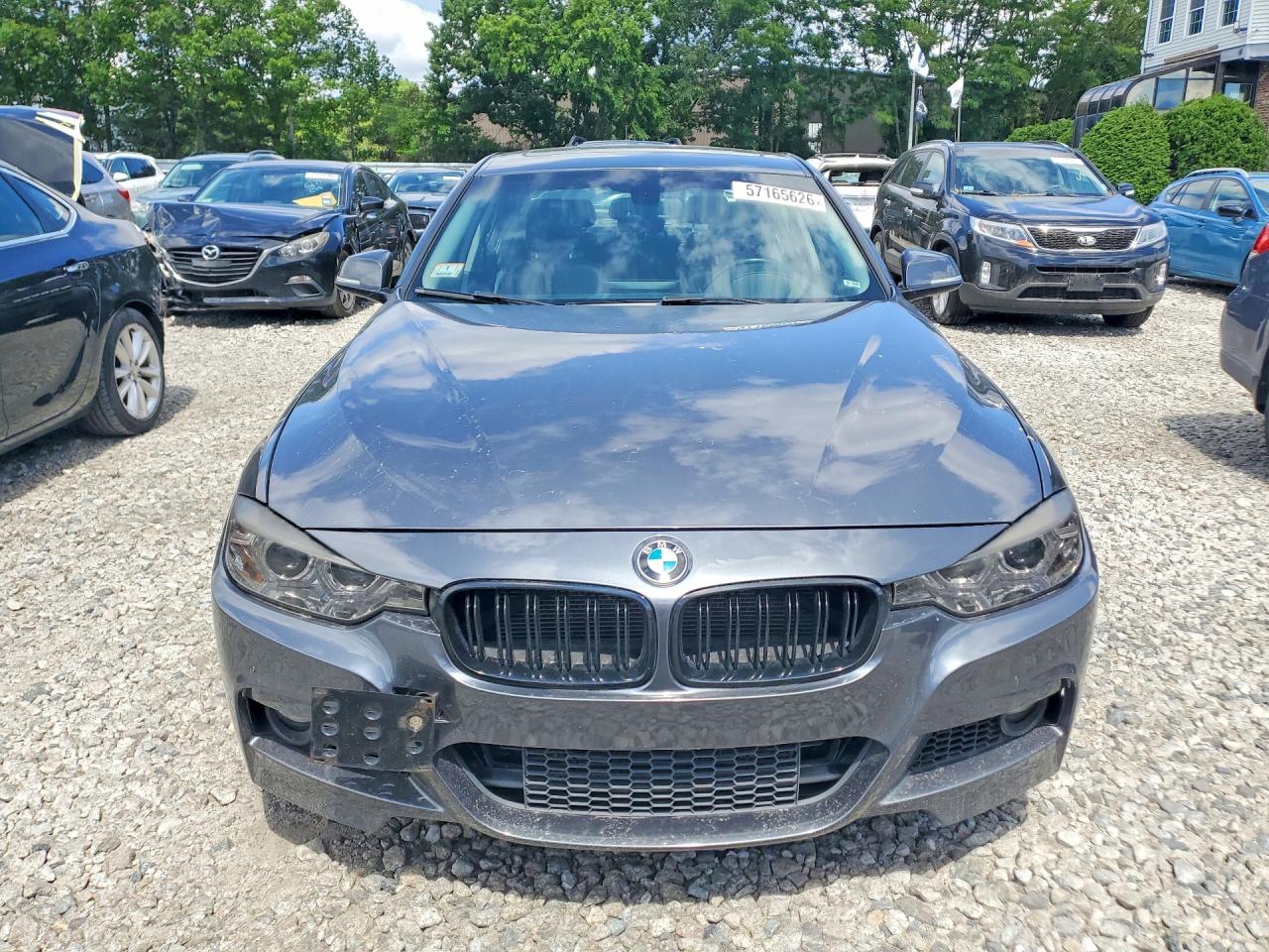 2014 Bmw 328 Xi Sulev Серый vin: WBA3B5G55ENS07934
