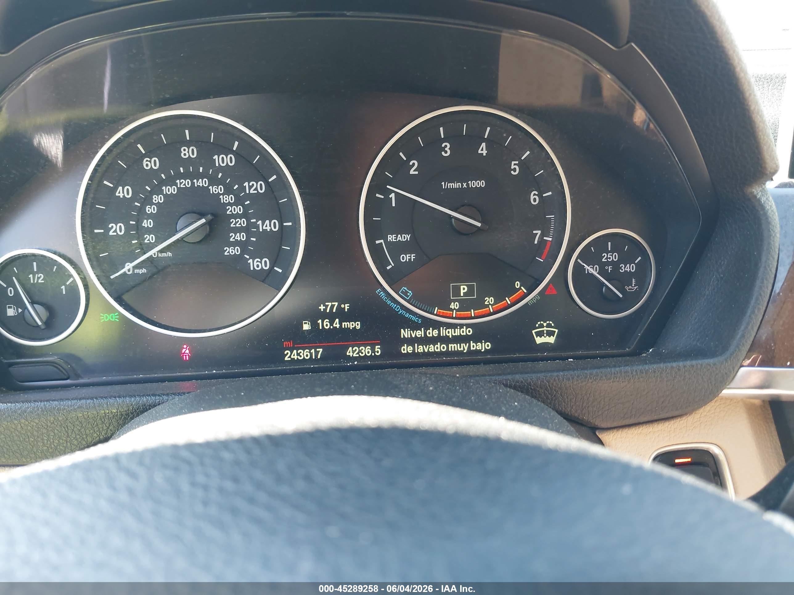 2015 Bmw 328i Xdrive Blue vin: WBA3B5G55FNS17722