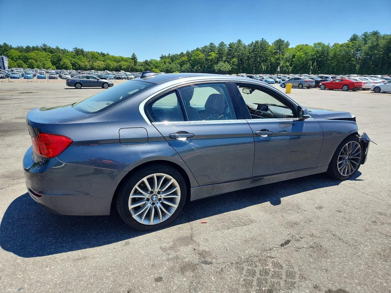 2015 Bmw 328 Xi Sulev Gray vin: WBA3B5G55FNS19356