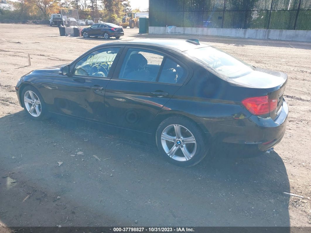 2015 Bmw 328i Xdrive Black vin: WBA3B5G55FNS20149
