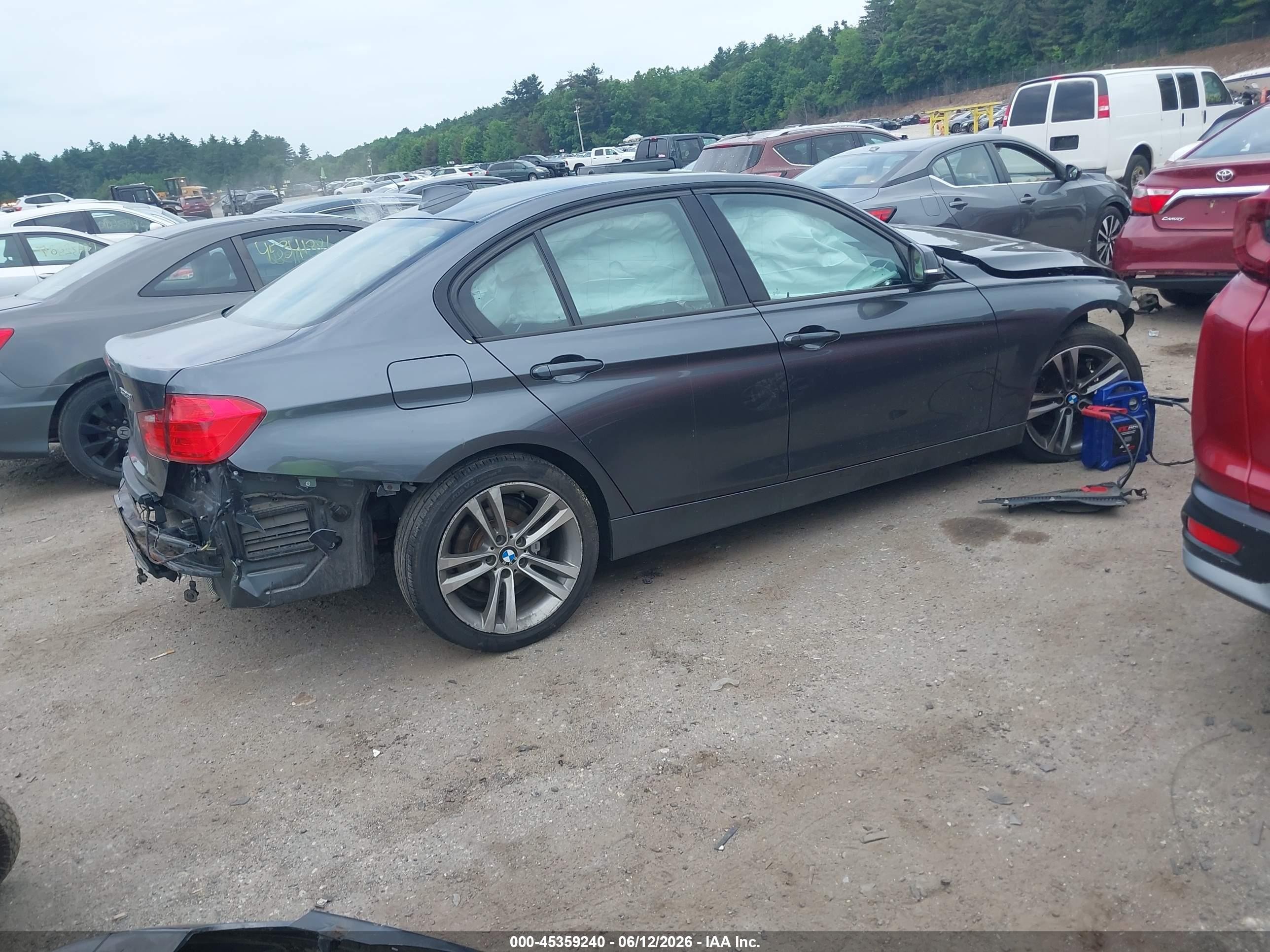 2014 Bmw 328i Xdrive Gray vin: WBA3B5G56ENS08090