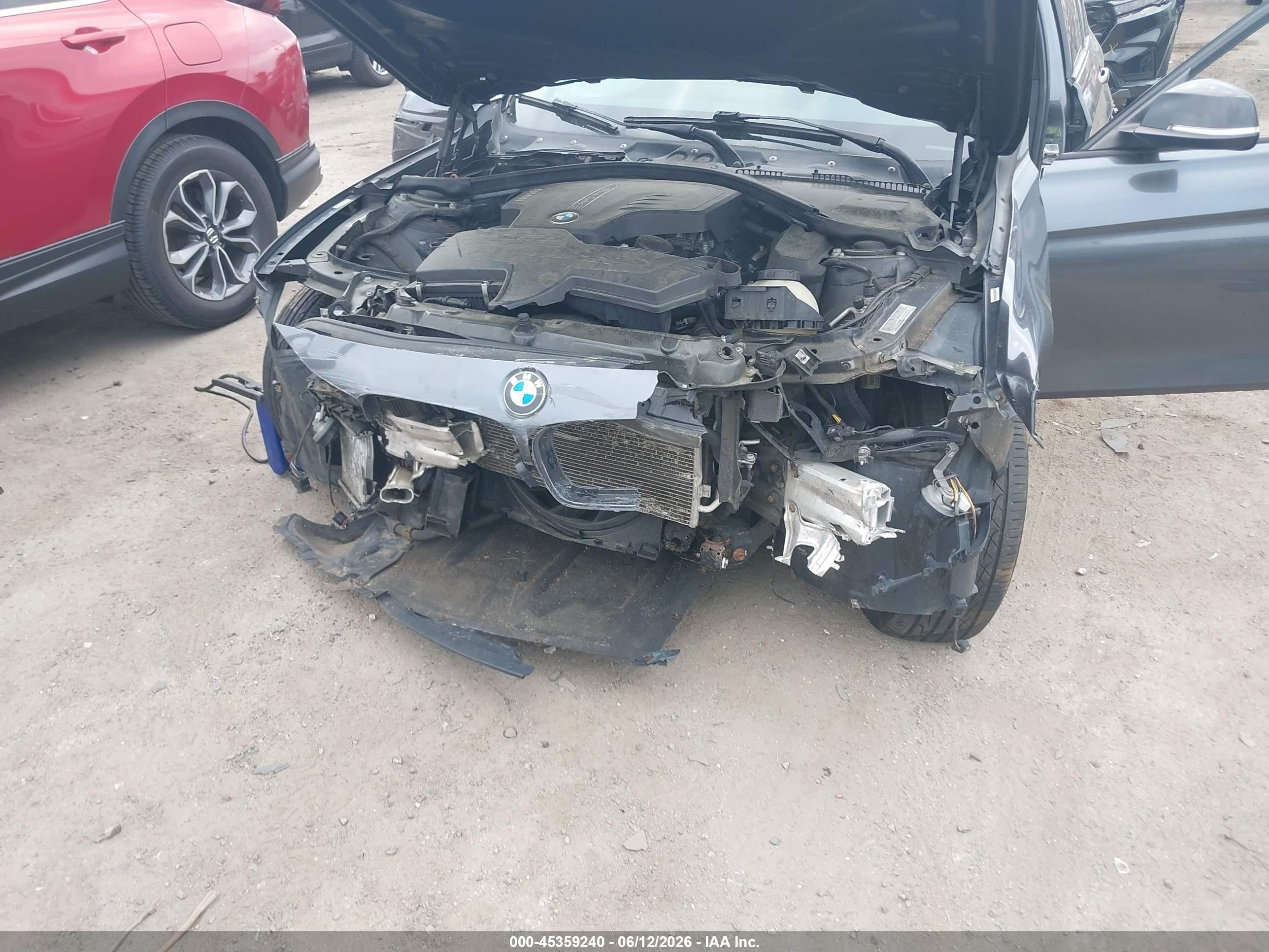 2014 Bmw 328i Xdrive Gray vin: WBA3B5G56ENS08090