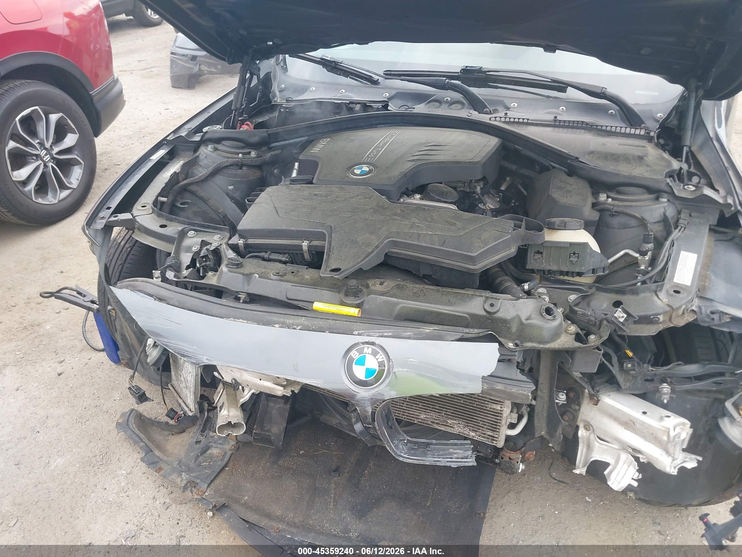 2014 Bmw 328i Xdrive Gray vin: WBA3B5G56ENS08090