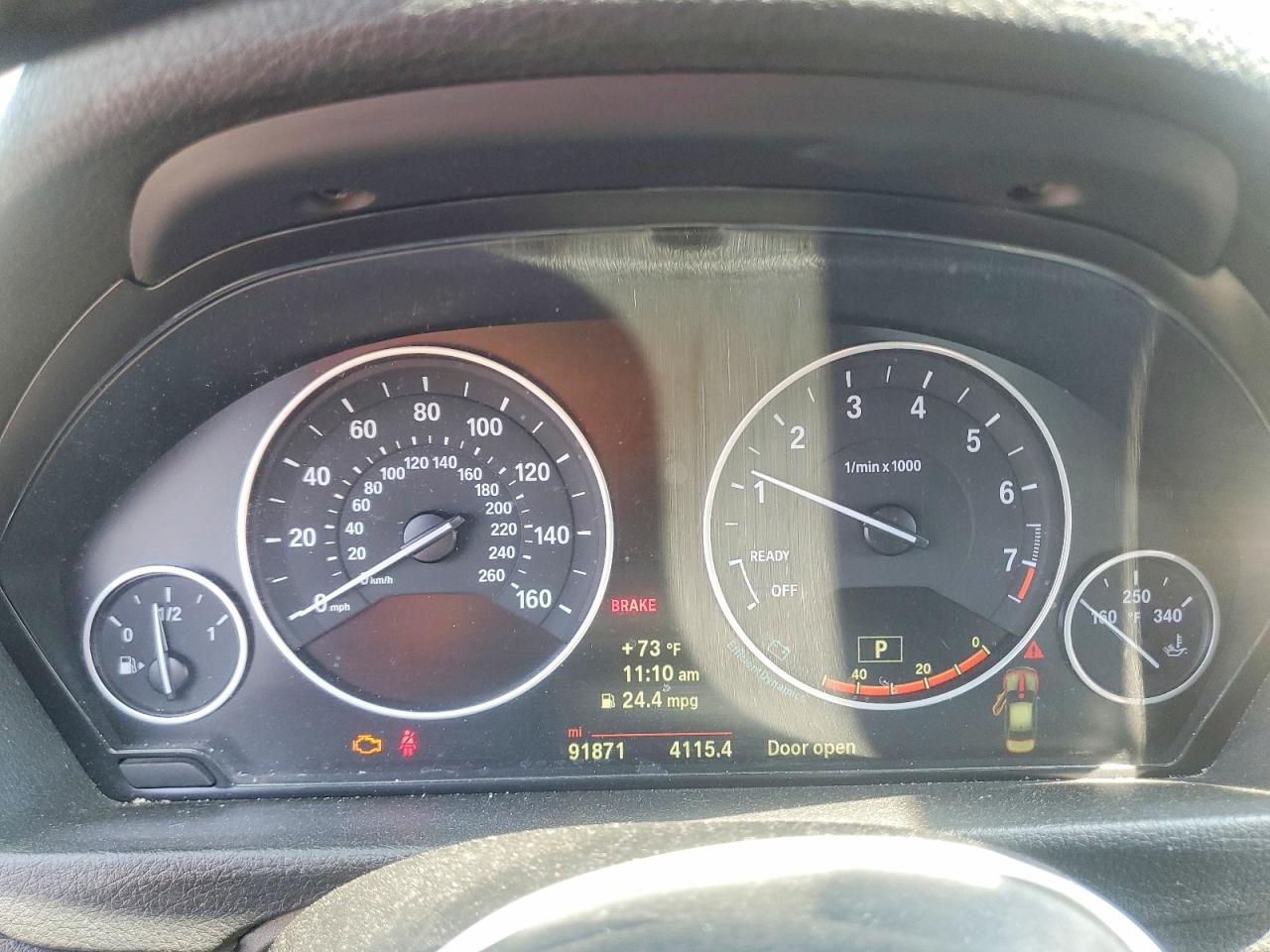 2014 Bmw 328 Xi Sulev Gray vin: WBA3B5G56ENS10986